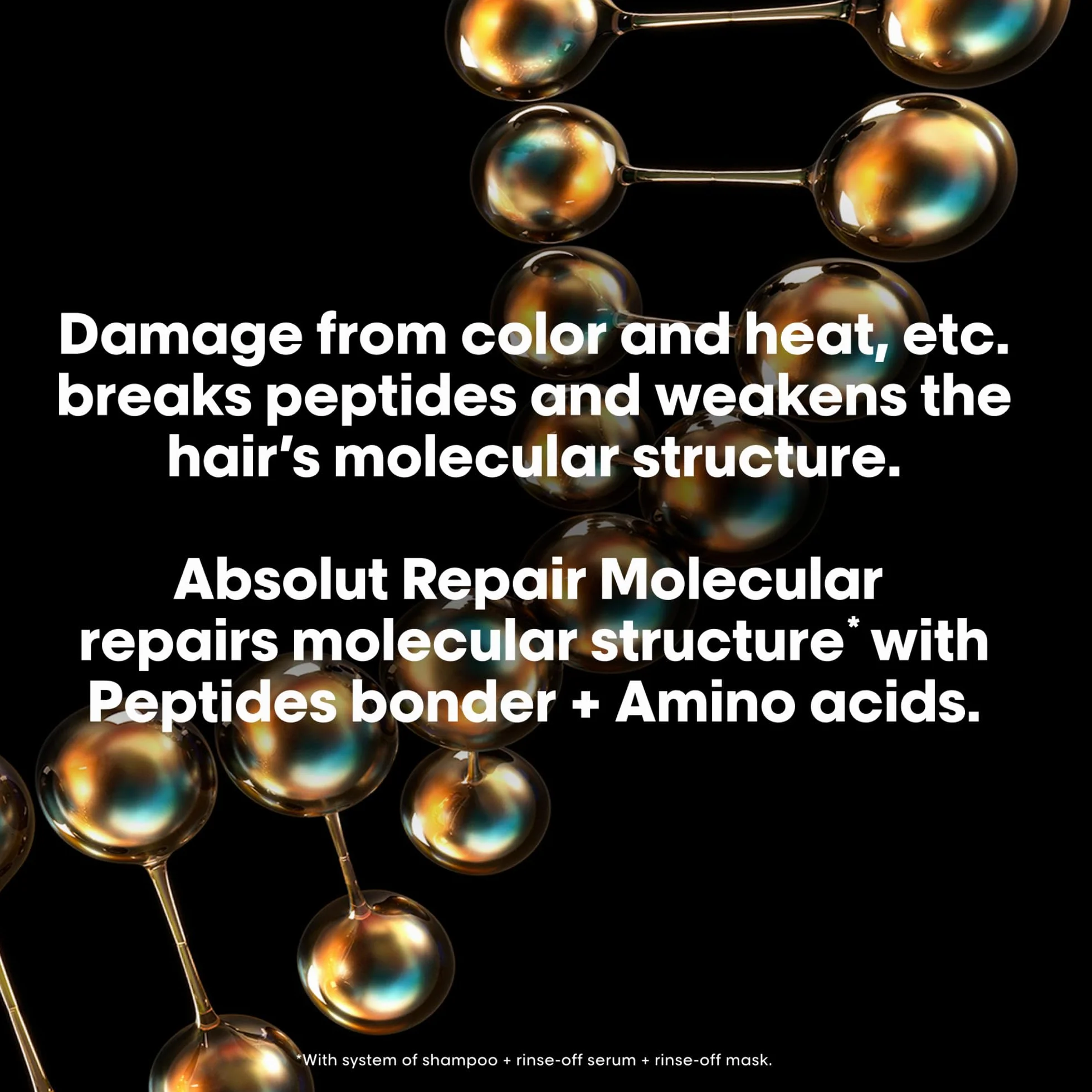 L'Oréal Professionnel Absolut Repair Molecular Maska do Włosów, 100 ml