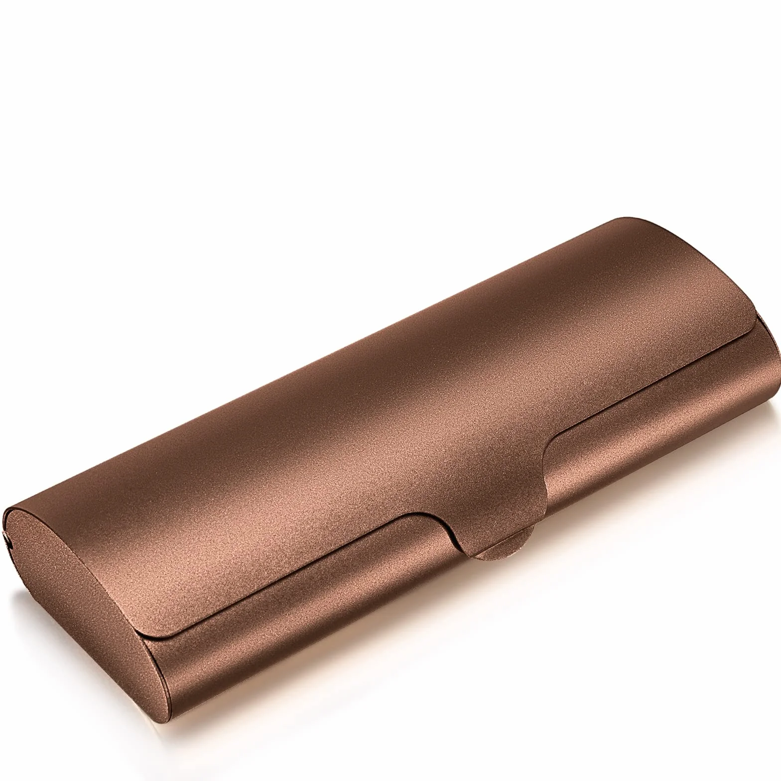 Hifot Etui na okulary hardcase aluminium, metalowe etui na okulary do czytania twarde etui czarne dla kobiet i mężczyzn