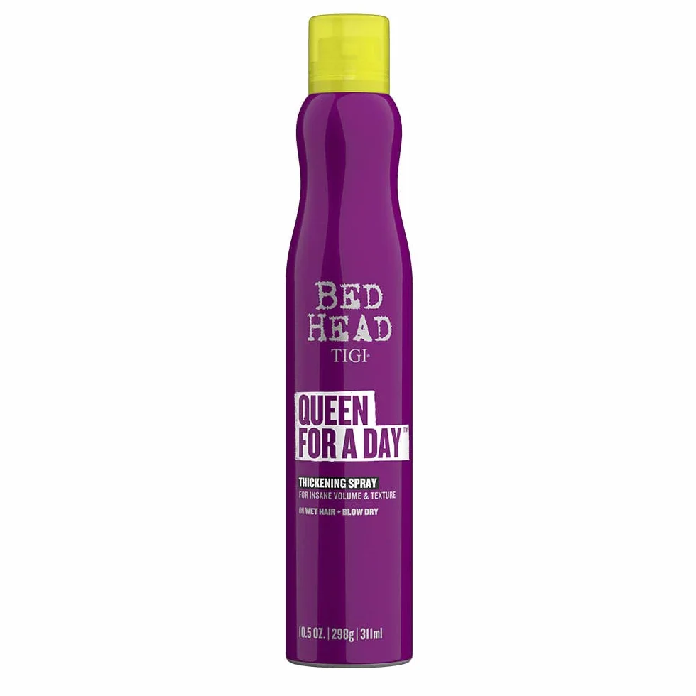 Tigi Bed Head Queen For A Day, Spray Zwiększający Objętość i Grubość Włosów, dla Cienkich Włosów, 311 ml