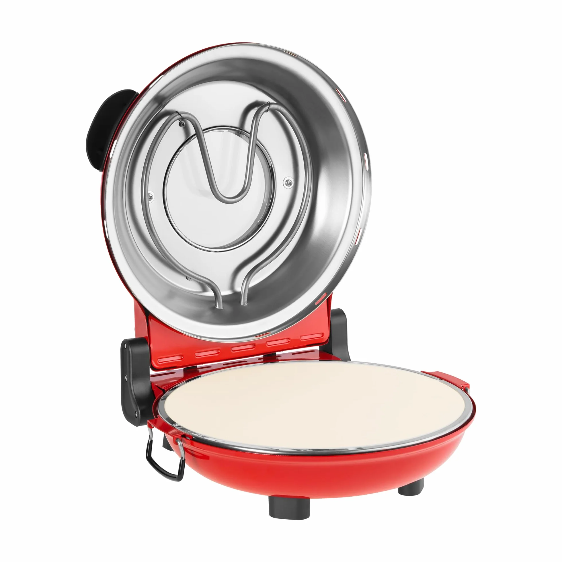 Teesa Piec do Pizzy Supreme+ 405°C 1200 W Okienko Łopatki Wyjmowany Kamień Regulacja Temperatury TSA3238