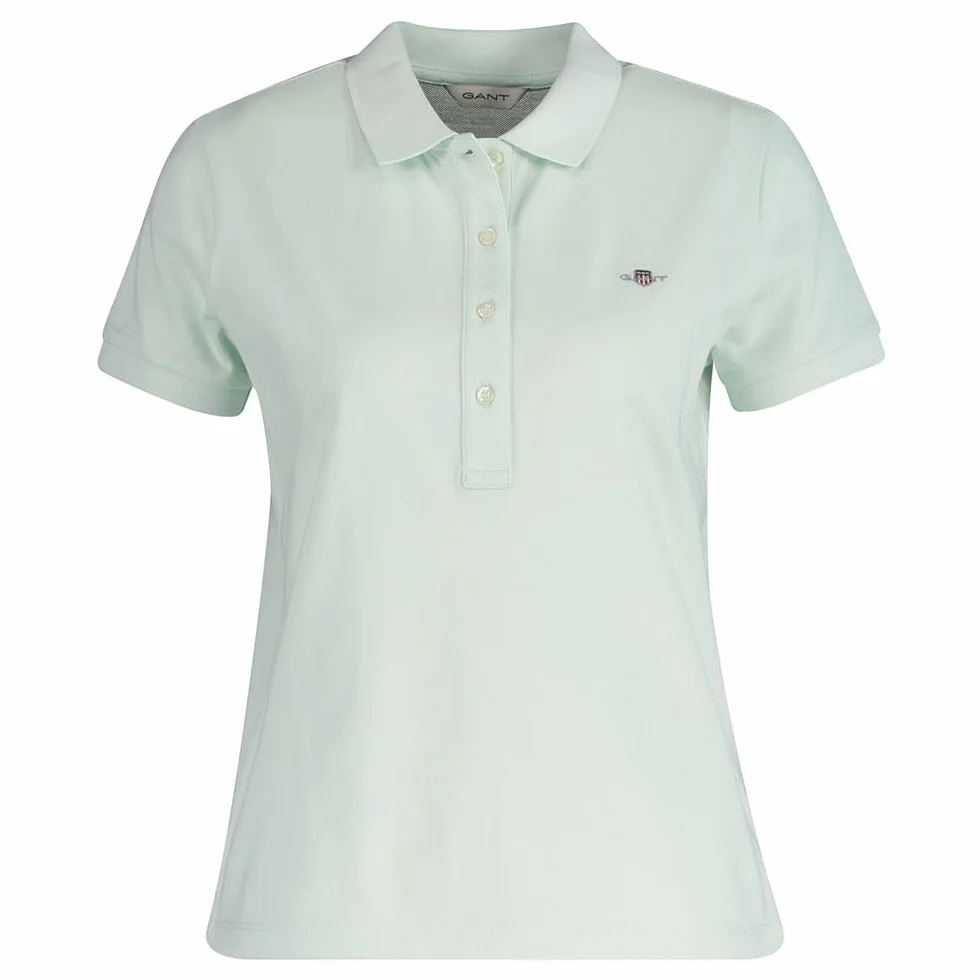 GANT Slim Sheild Cap SLEEVE PIQUE POLO Kobiety Slim Sheild Cap Sleeve Pique Polo