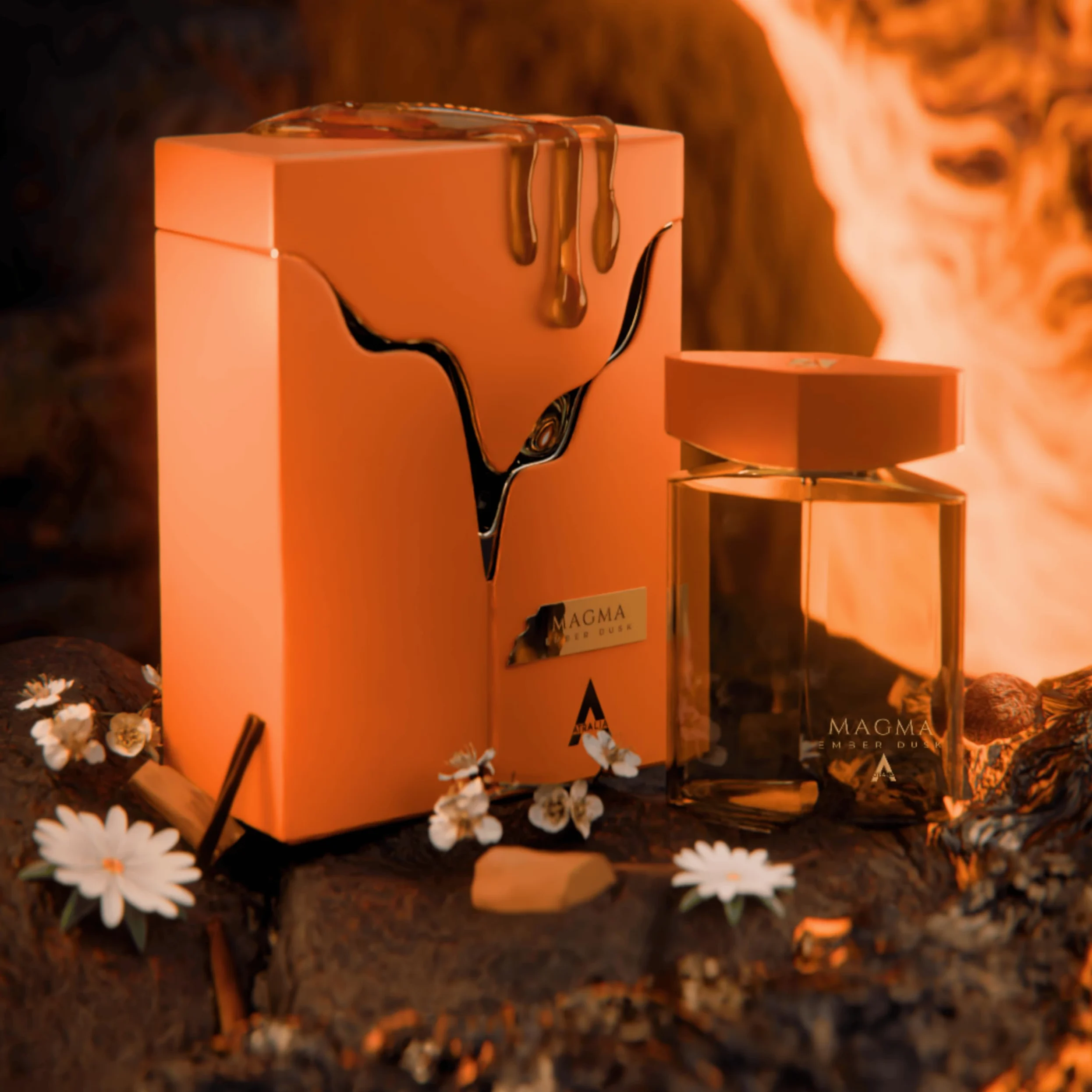 Atralia Magma Ember Dusk Extrait de Parfum EDP 2,7 uncji (80 ml)