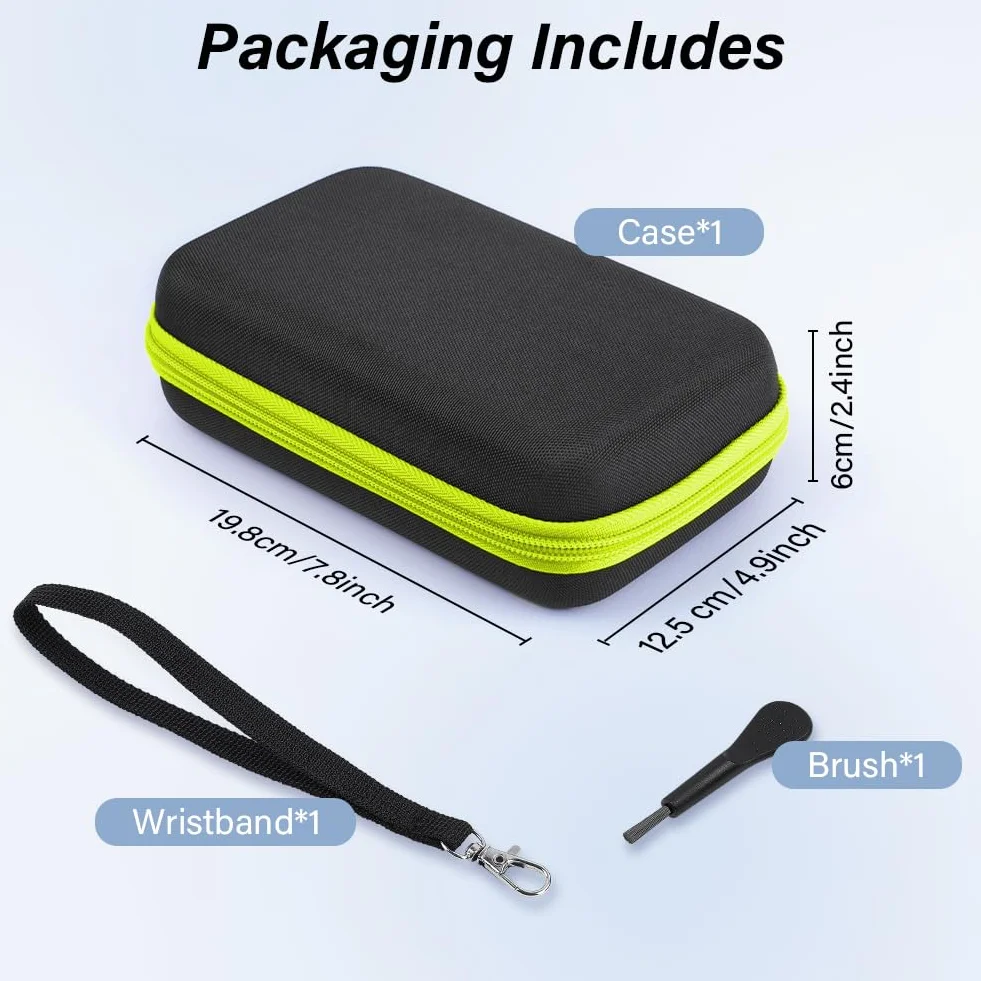 Etui na Philliips O Blade QP2520/30/70/90, QP2620/30, QP2724, QP2824/30/34, QP6550 pokrowiec ochronny na golarkę elektryczną, twarda obudowa EVA z gąbką