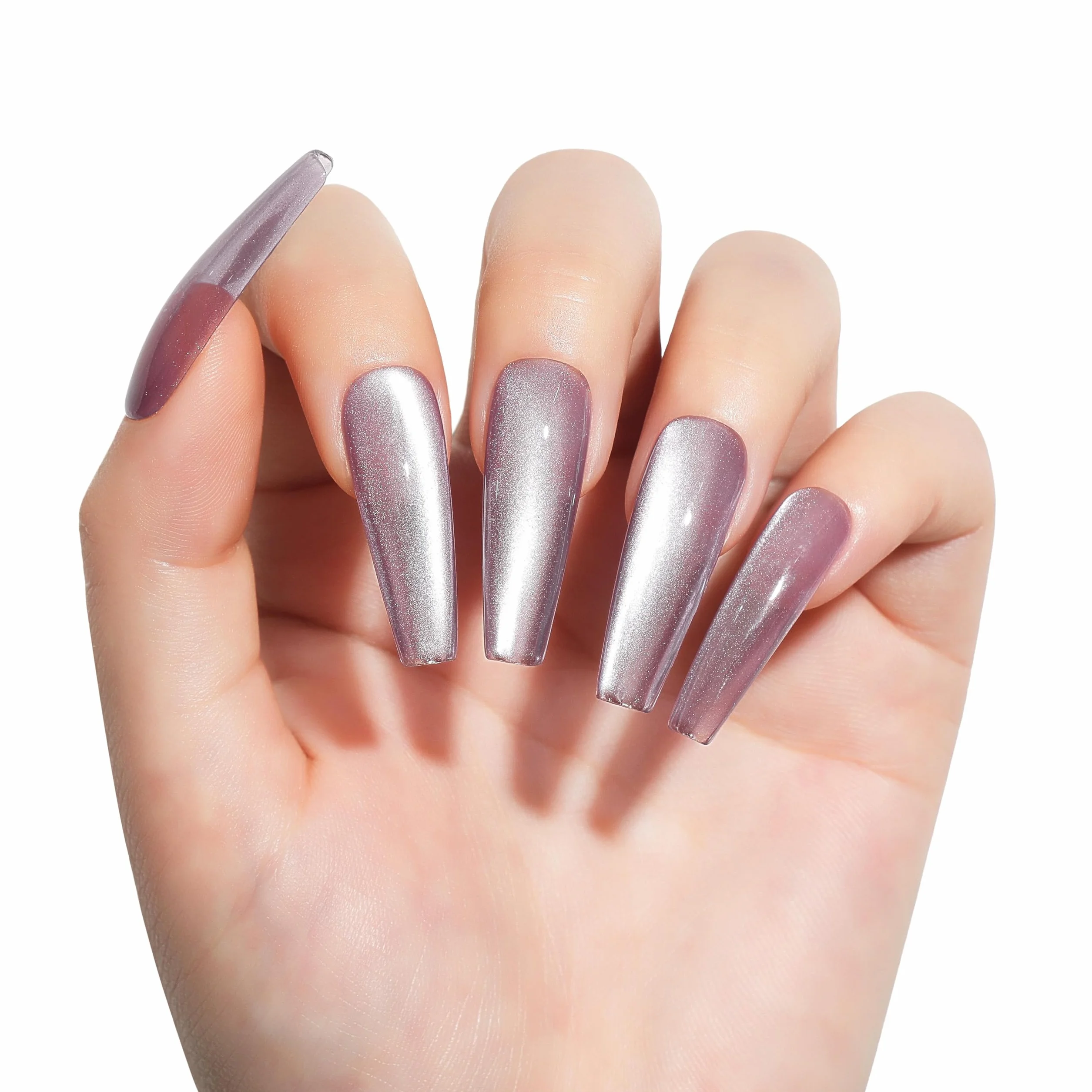 AIMEILI Cat Eye UV Gel Set - 6 kolorów lakieru do paznokci z magnesem, lakier do paznokci UV Soak Off - 8 ml, 6-62