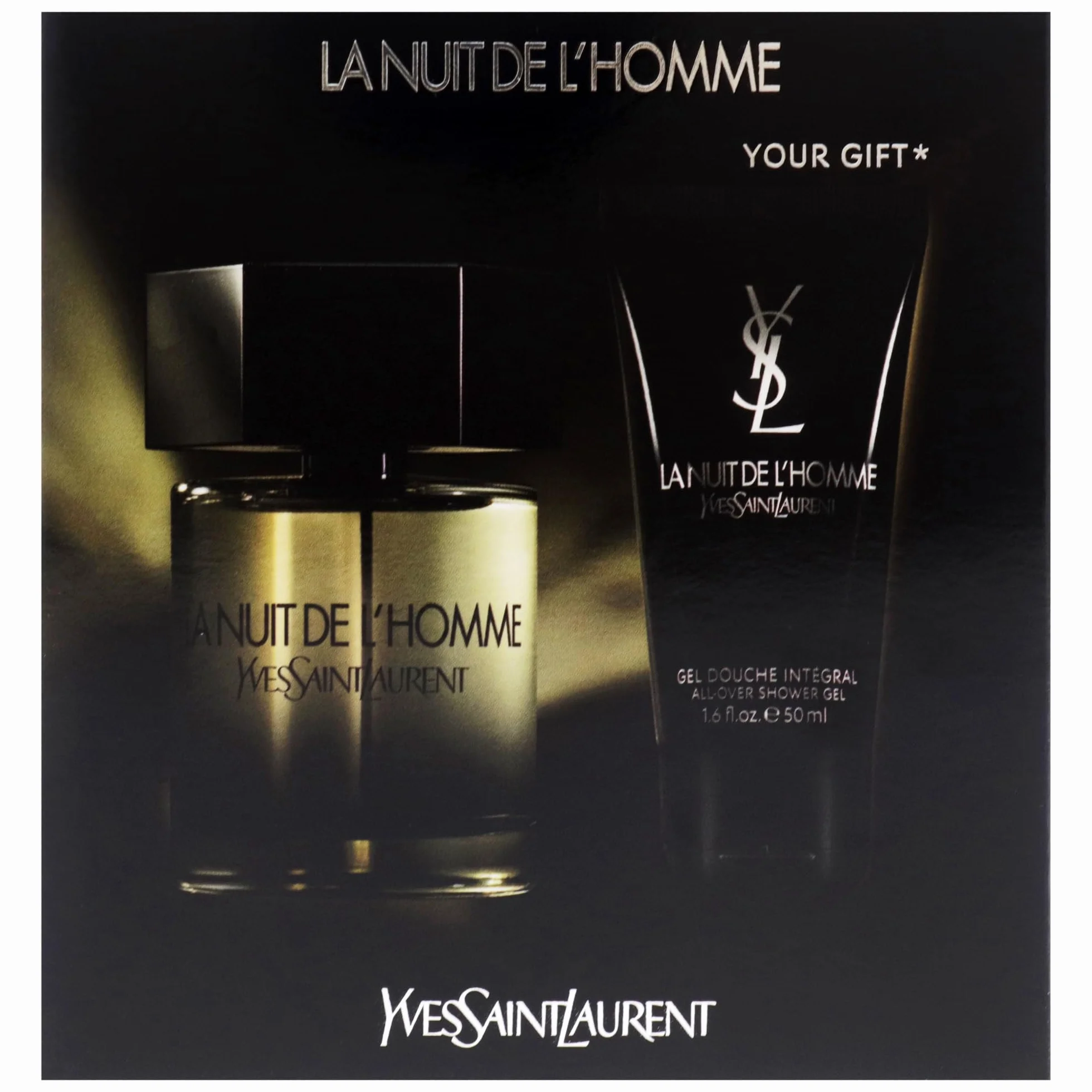 YVES SAINT LAURENT La Nuit De L'Homme Set (EDT 100ml + Showergel 50ml)