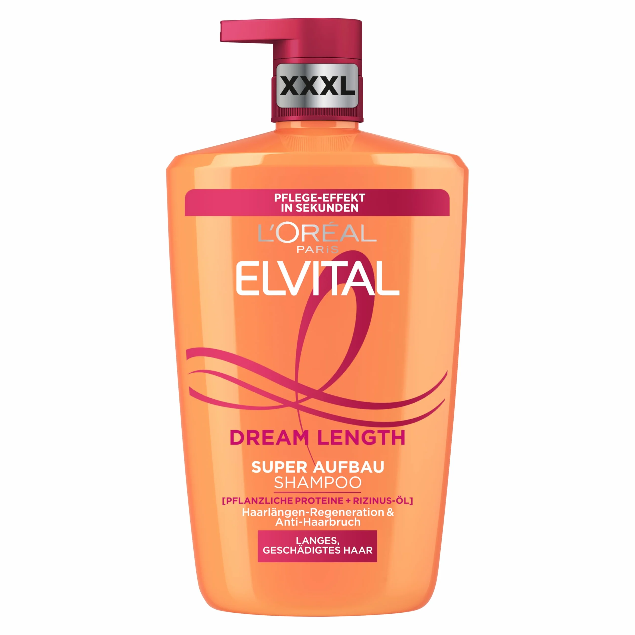 L'Oréal Paris Elvital Dream Length Super szampon regenerujący 1000 ml z olejkiem rycynowym