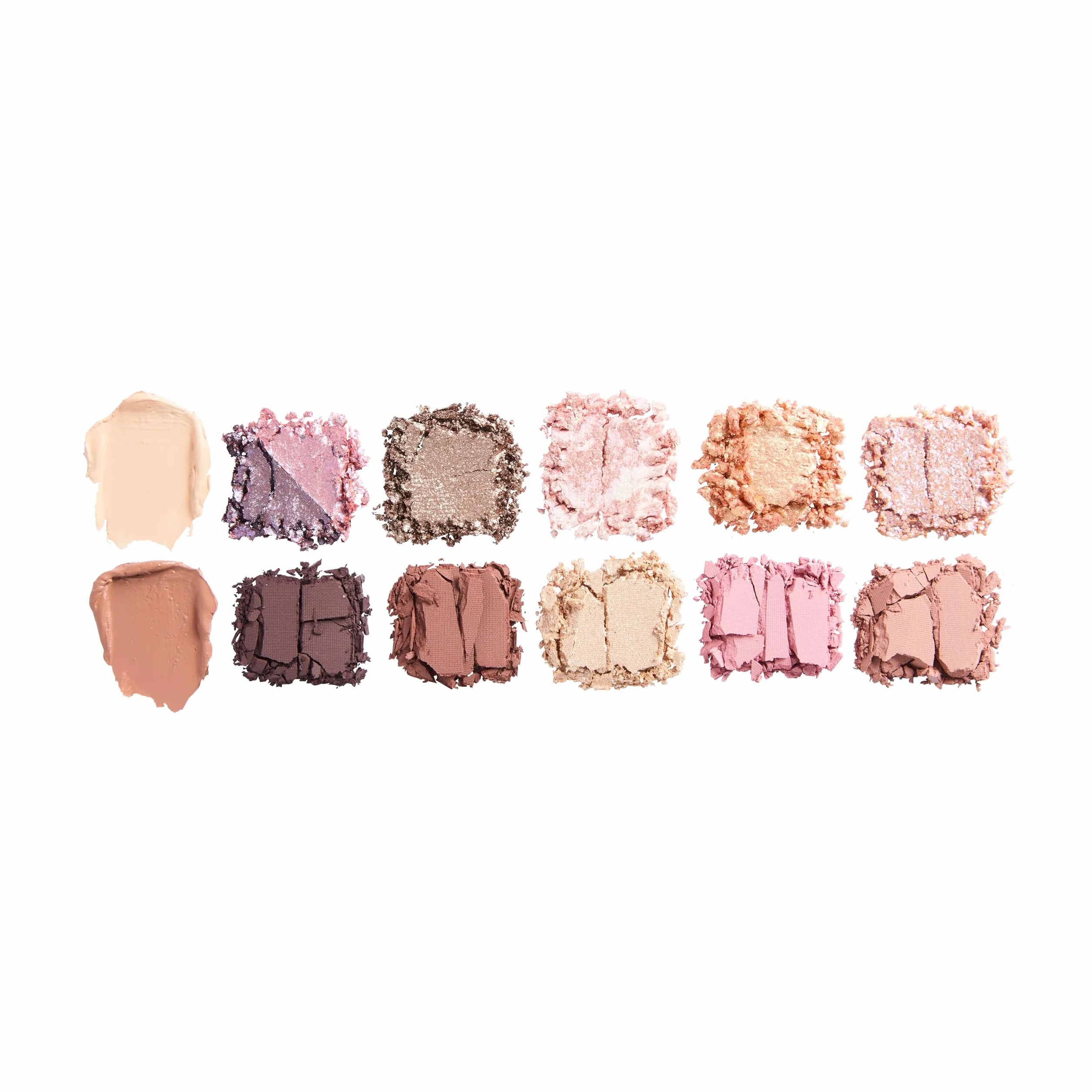 Revolution Beauty Paleta Ikon 12 Kolorów Wysoka Pigmentacja Matowe Błyszczące