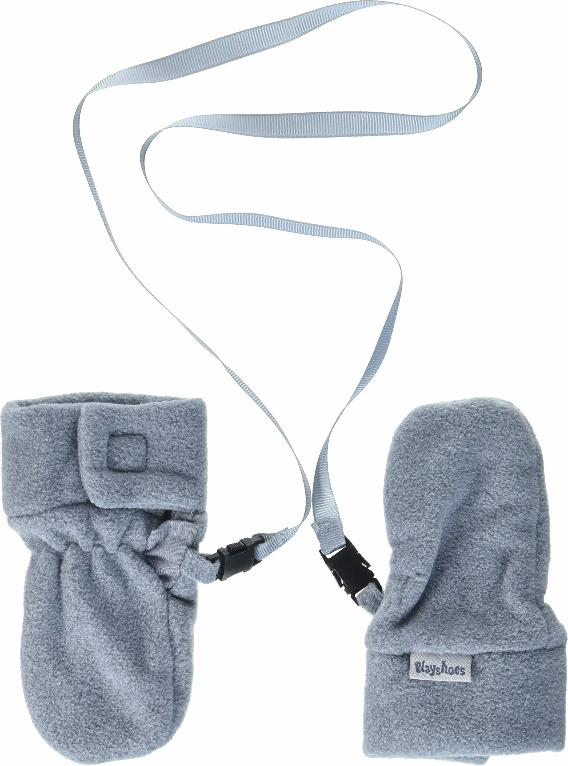 Playshoes Dzieci Uniseks Fleece Rękawiczki Zimowe, Szary, 6-12 Miesiące