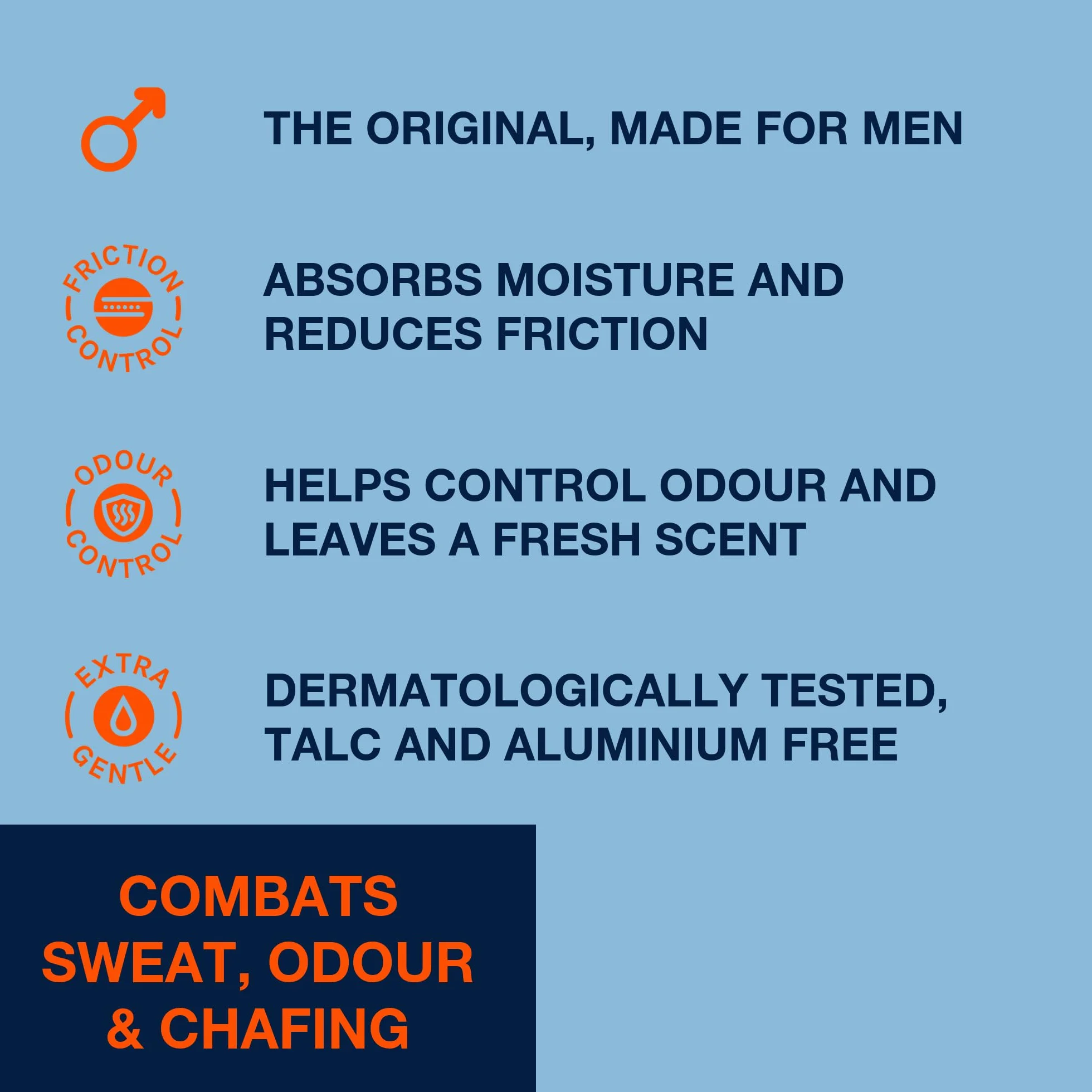 NO HAIR CREW Dry & Fresh puder do miejsc intymnych do ciała, bez talku, do okolic intymnych – zapewnia suchą, świeżą skórę, dla mężczyzn, 100 g.