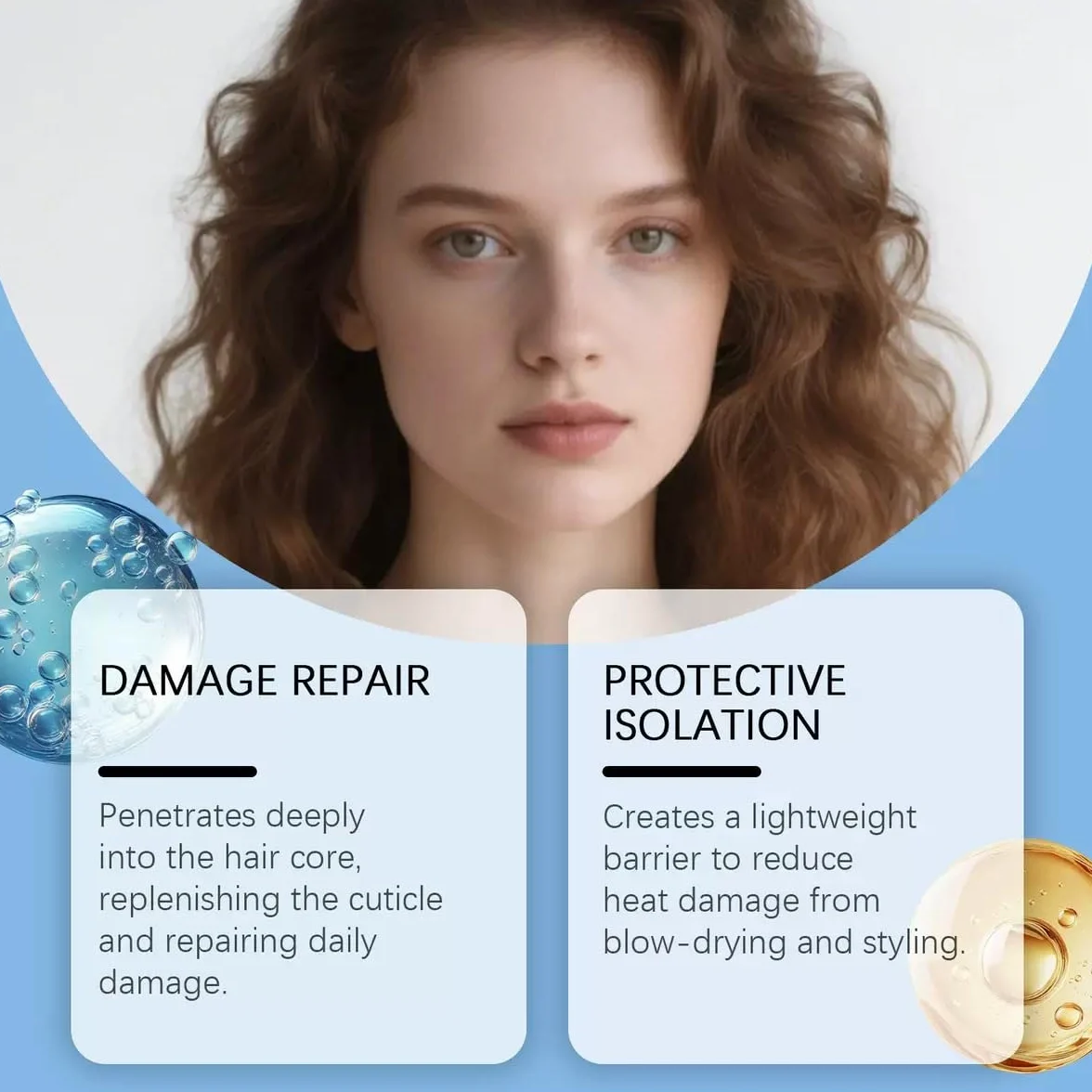 Ghk-Cu serum do włosów z peptydu miedzianego Ghk-Cu, serum do włosów suchych, zniszczonych włosów, wzmacnia i pogrubia włosy, wspomaga nawilżenie w przypadku suchej skóry głowy, nie natłuszcza. (3 szt