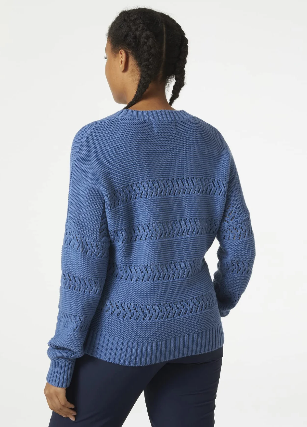 Helly Hansen Damski sweter W Pier Pointelle, azuryt, M, Azuryt, M