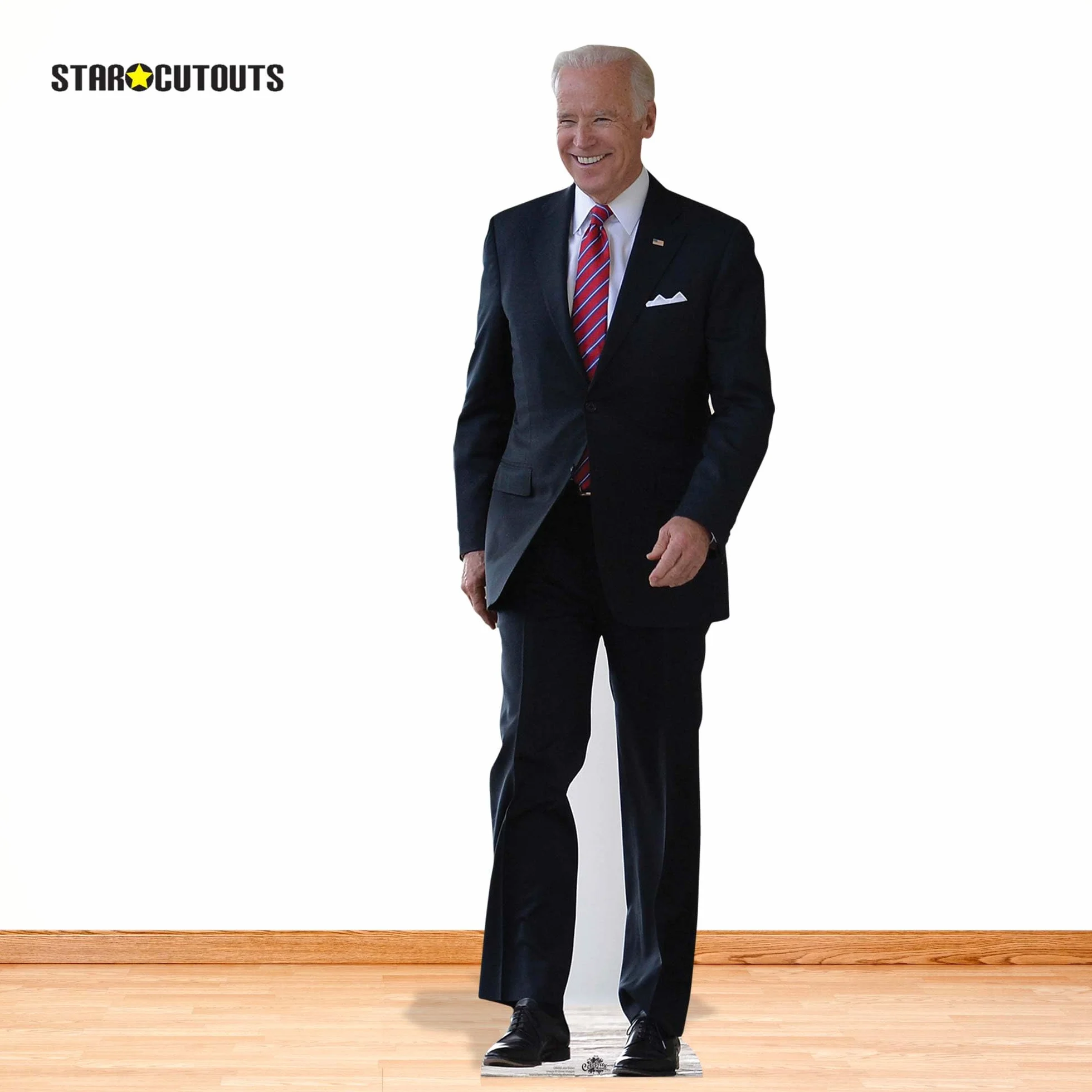 Joe Biden Lifesize kartonowe wycięcie z darmowym mini standee, idealne dla fanów, przyjaciół, na imprezy i rodziny