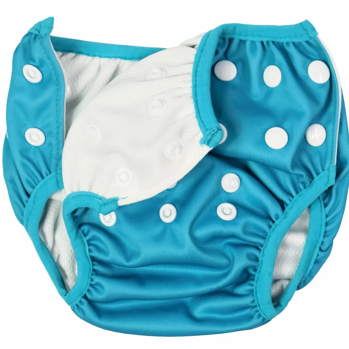 Splash About Unisex Baby Size Adjustable Swimming Under Nappy pieluchy pływanie dla małych dzieci, kolor niebieski