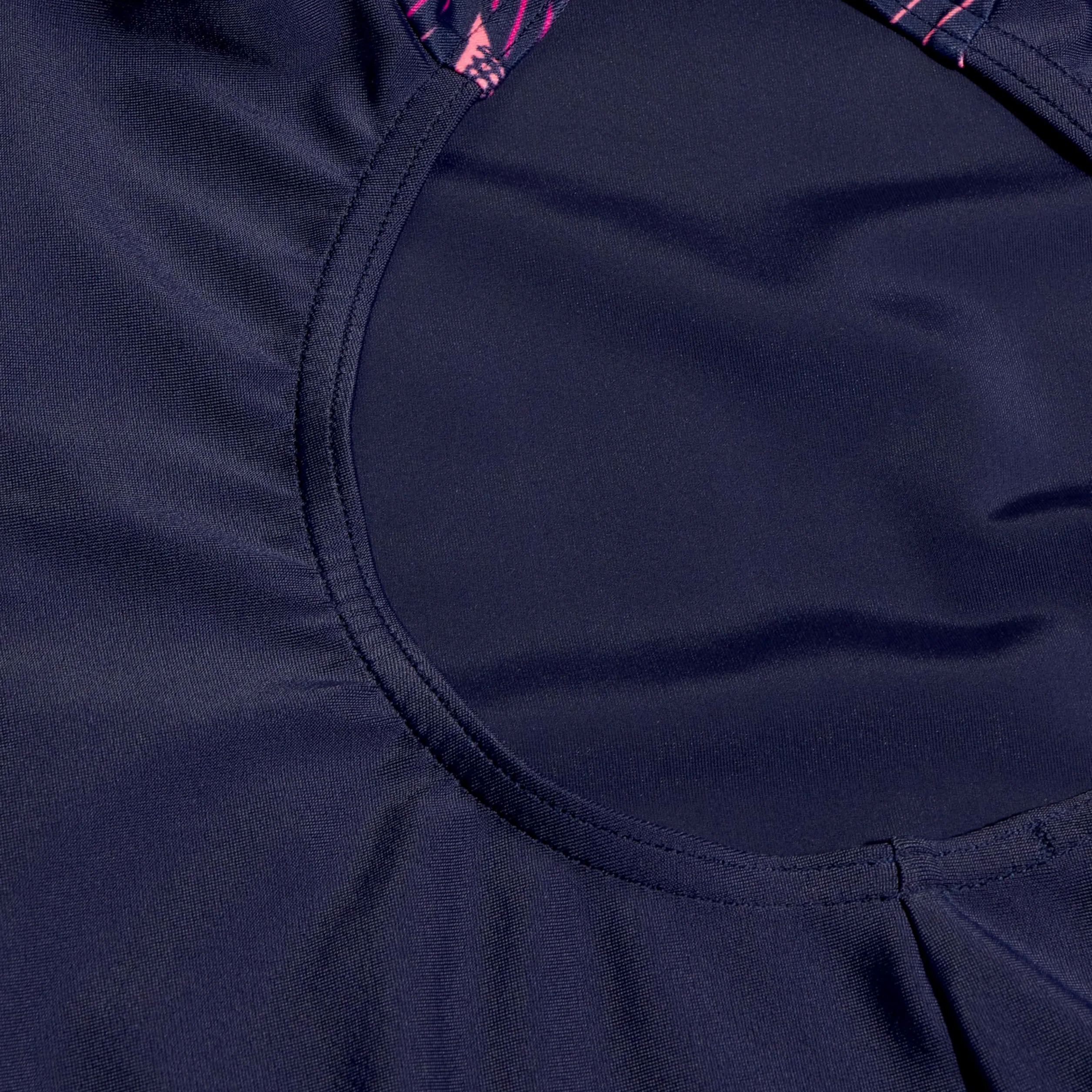 Speedo Dziewczęcy kombinezon hiperboom splice, odporny na działanie chloru, szybkoschnący, rozciągliwy materiał, wygodne dopasowanie, 1 sztuka (1 szt.), True Navy/Electric Pink/Fandango Pink, 7-8 lat