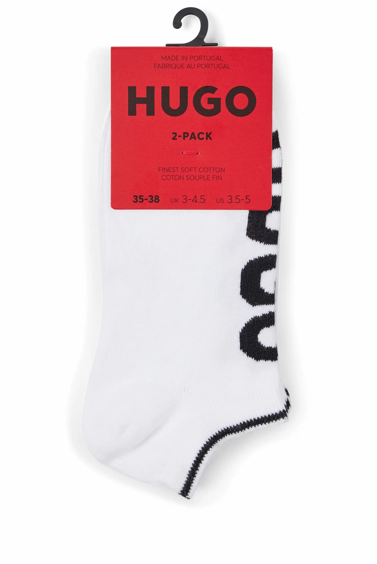 HUGO Damskie skarpety (2 sztuki), White100, 35-38 EU