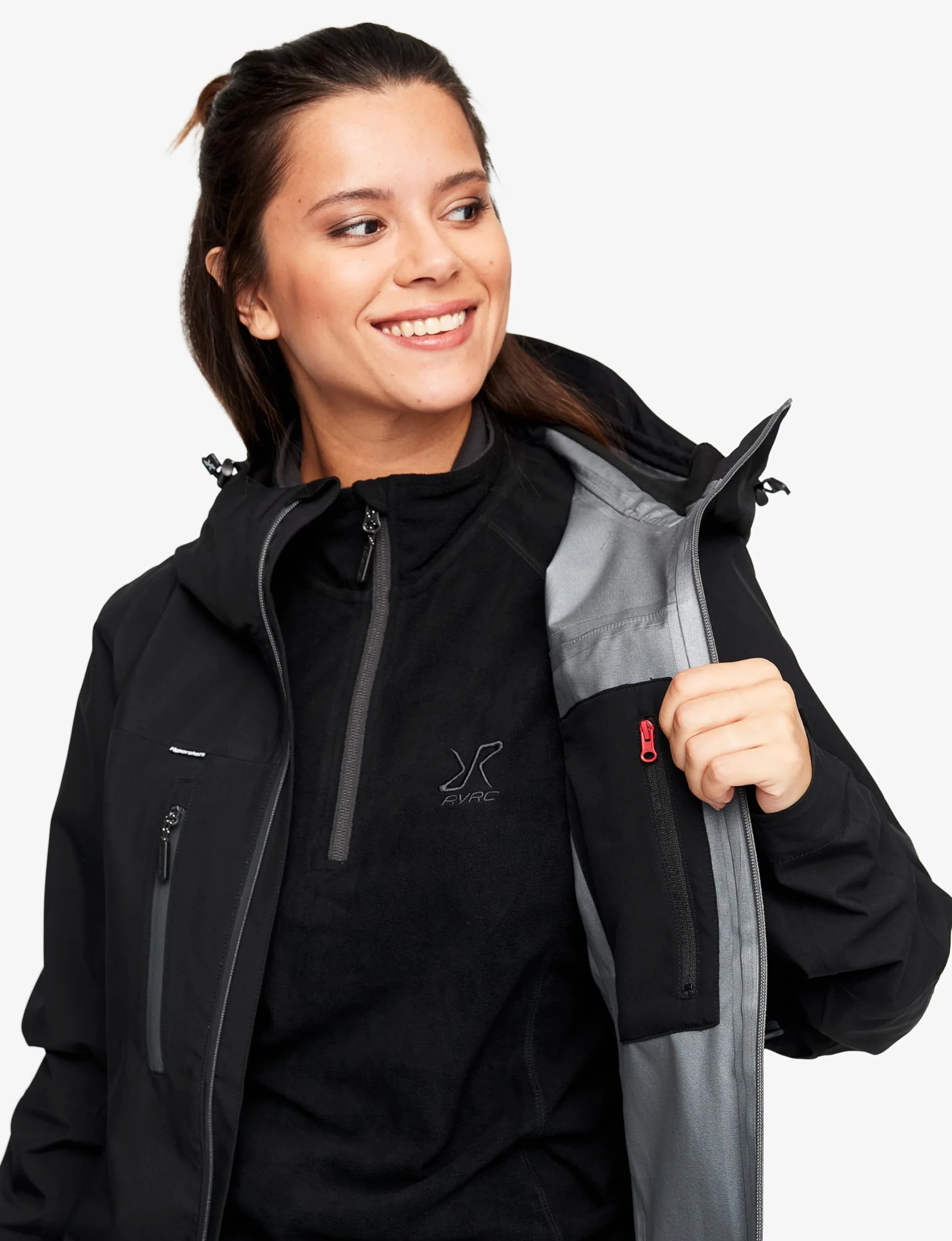 RevolutionRace Silence Proshell 3L Jacket Damska, wodoodporna kurtka shellowa z suwakami wentylacyjnymi