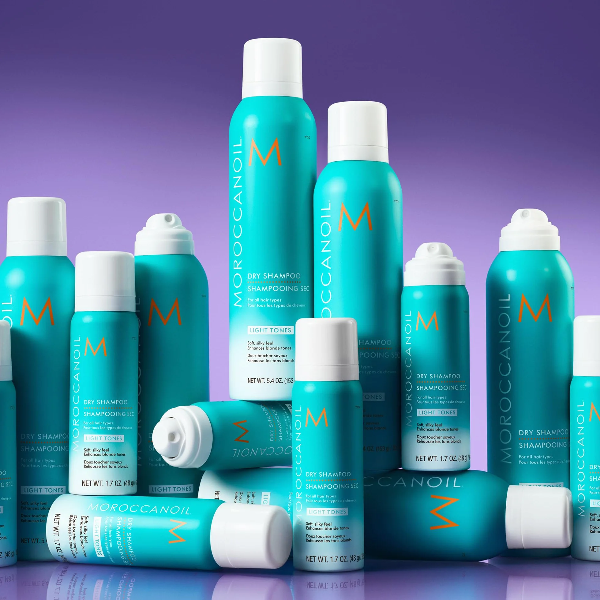 Moroccanoil Suchy szampon do włosów jasnych, 205 ml