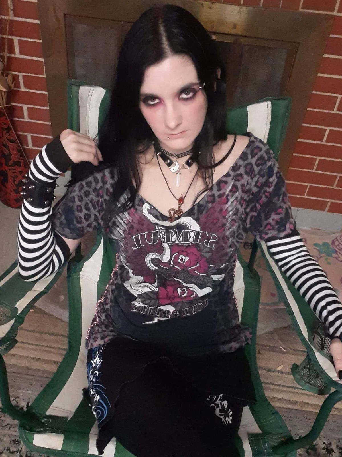 Długie rękawiczki bez palców, punk, gotyk, rock, Czarny, Jeden rozmiar