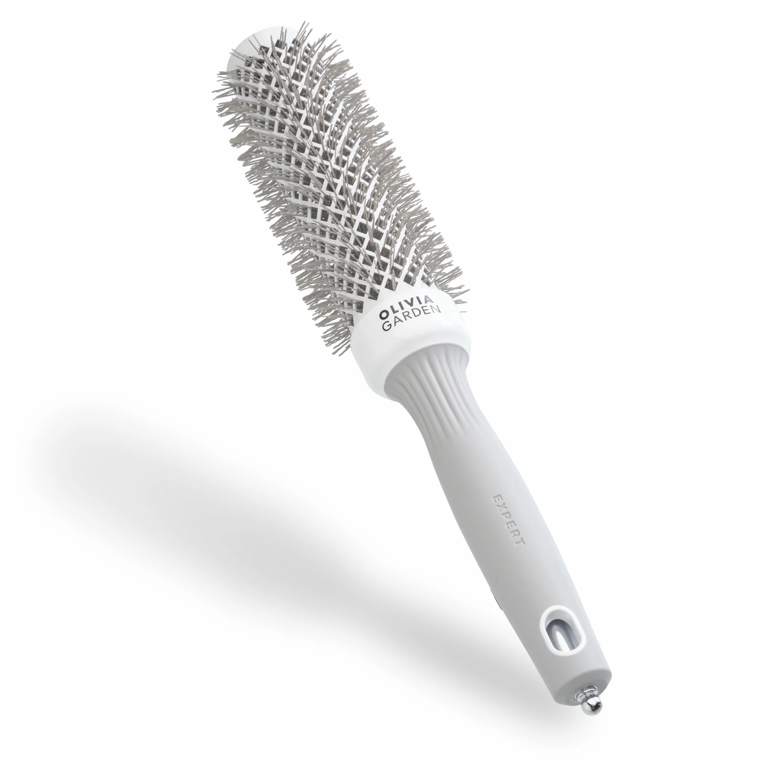 Olivia Garden Expert Blowout Speed – Ceramiczna okrągła szczotka z wyjątkowo długim korpusem do 25% szybszego modelowania