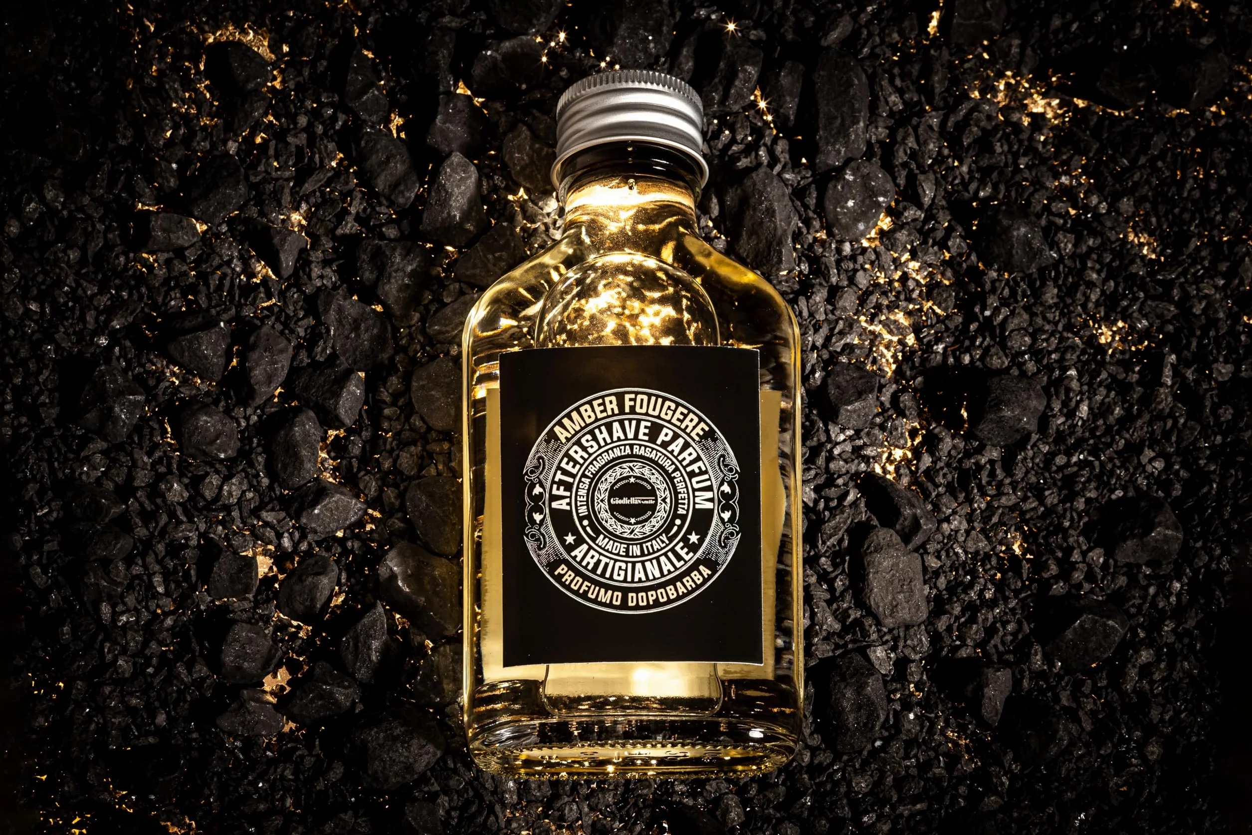 THE GOODFELLAS' SMILE Aftershave Amber Fougere. Made in Italy, 100 g
