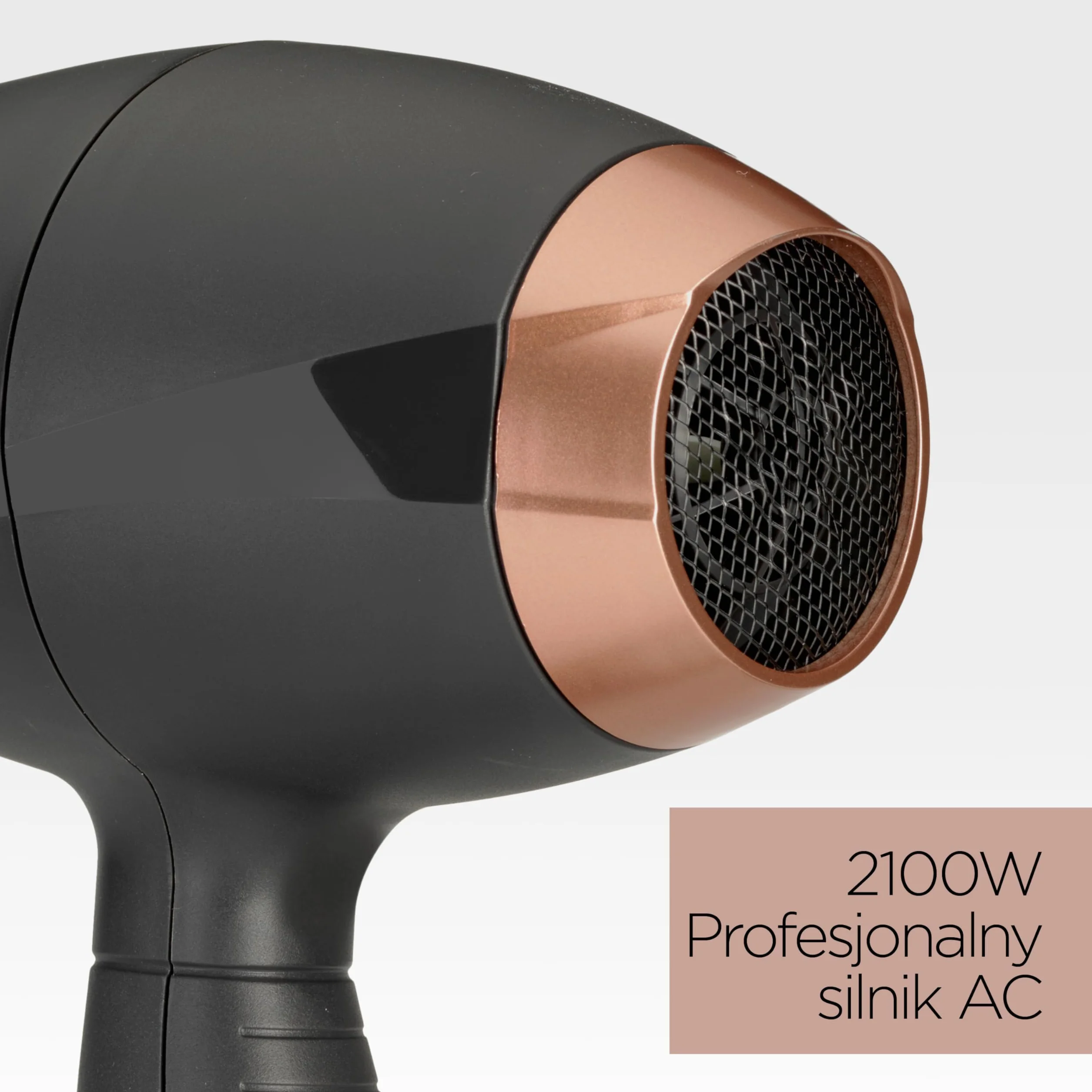 Suszarka BaByliss Smooth Pro - suszarka do włosów o mocy 2100 W, wyprodukowana we Włoszech, jonizacja zapobiegająca puszeniu się włosów, 3 ustawienia temperatury i 2 prędkości, kolor czarny, 6709DE