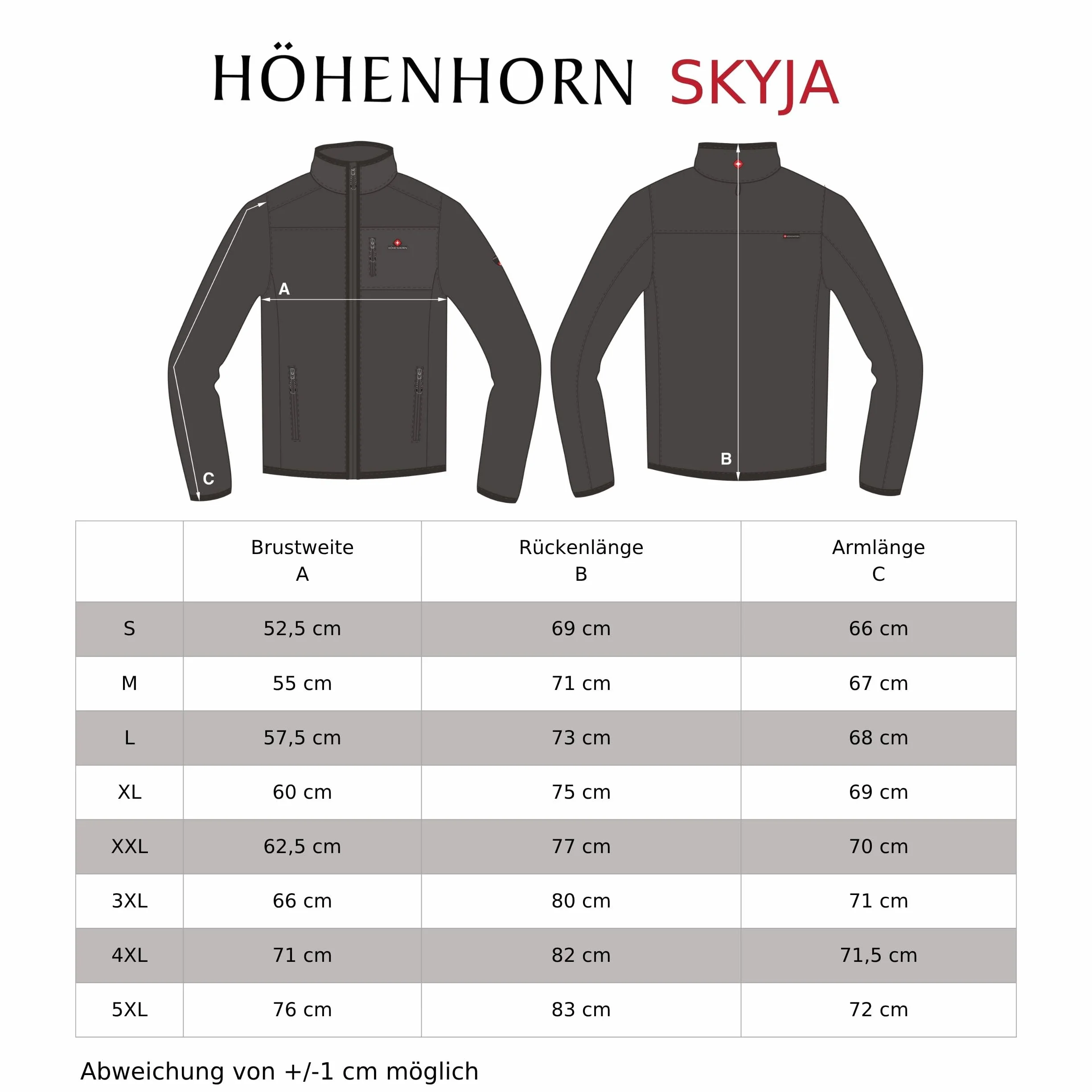 Höhenhorn Skyja Męska bluza polarowa, z zamkiem błyskawicznym do połowy długości