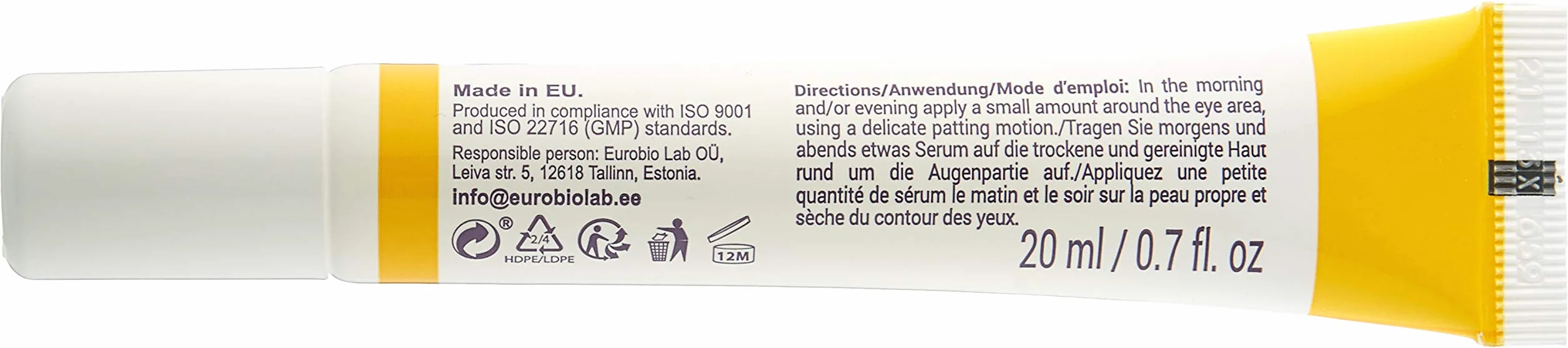 Dr.Konopka's Żel pod oczy przeciw obrzękom, 20 ml