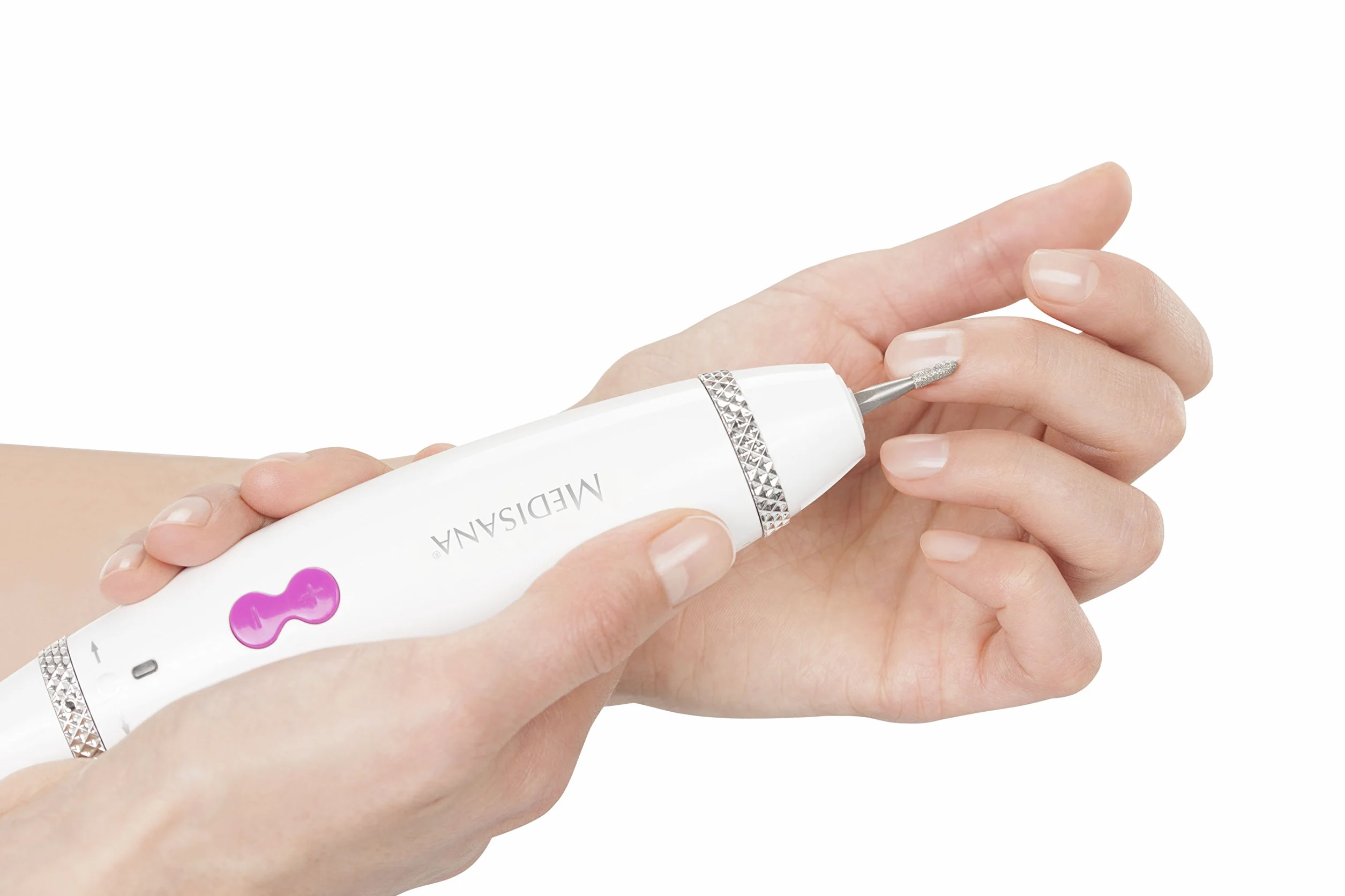 Medisana MP 840 elektryczny zestaw do manicure i pedicure 7 przystawek 3 prędkości