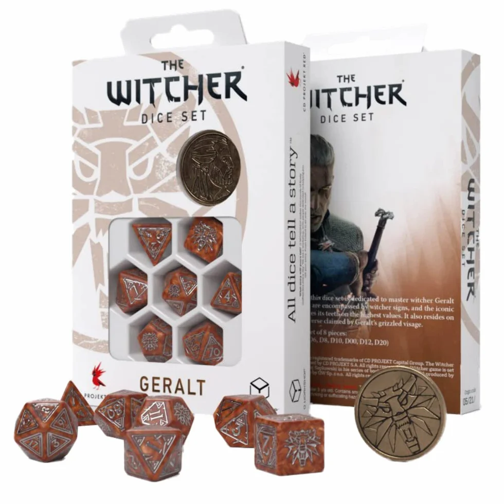 The Witcher Dice Set: Geralt – The Monster Slayer (7)