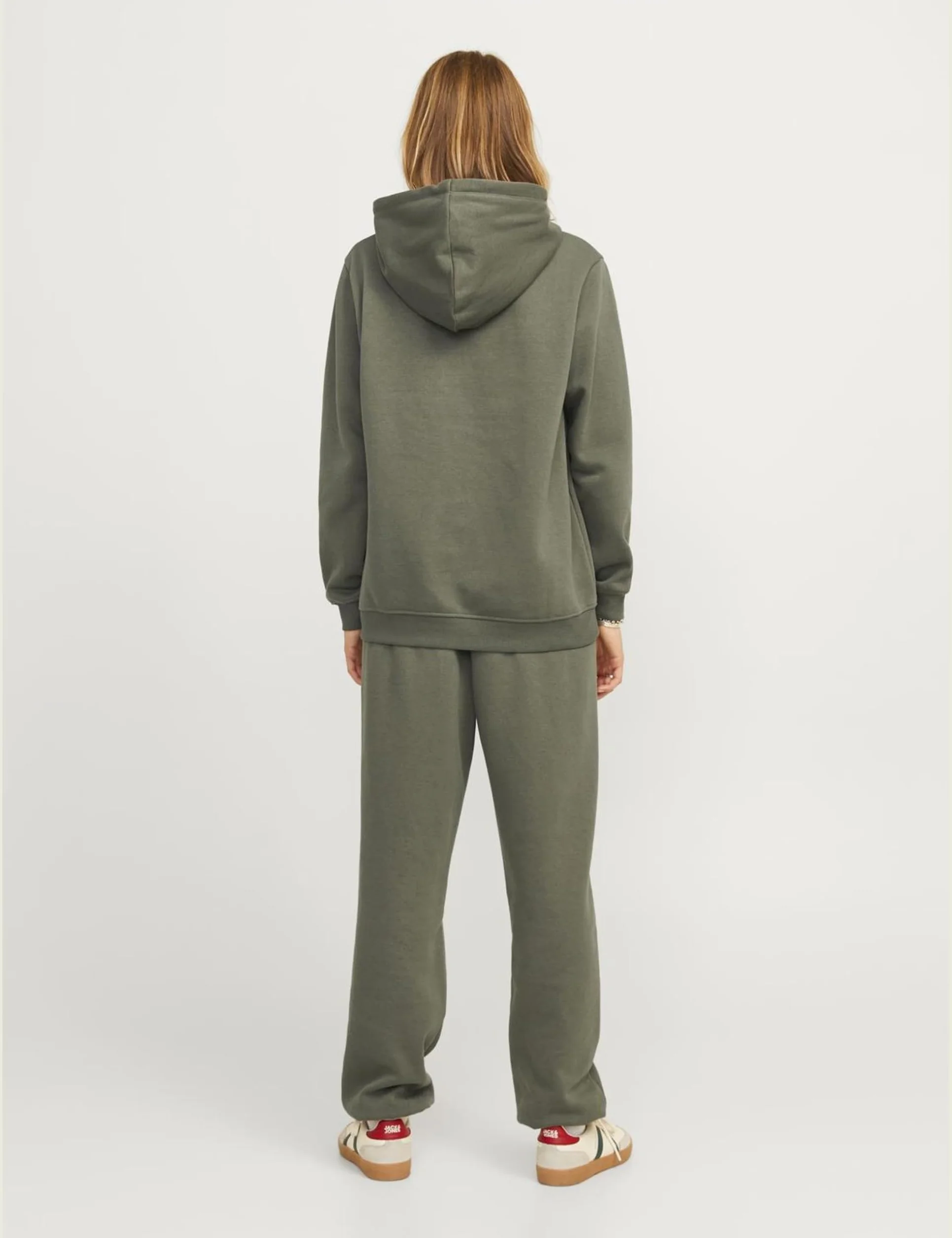 Jack & Jones JXABBIE RLX LS Every Hood SWT NOOS, Grape Leaf/Szczegóły: logo Rossin Jjxx, L