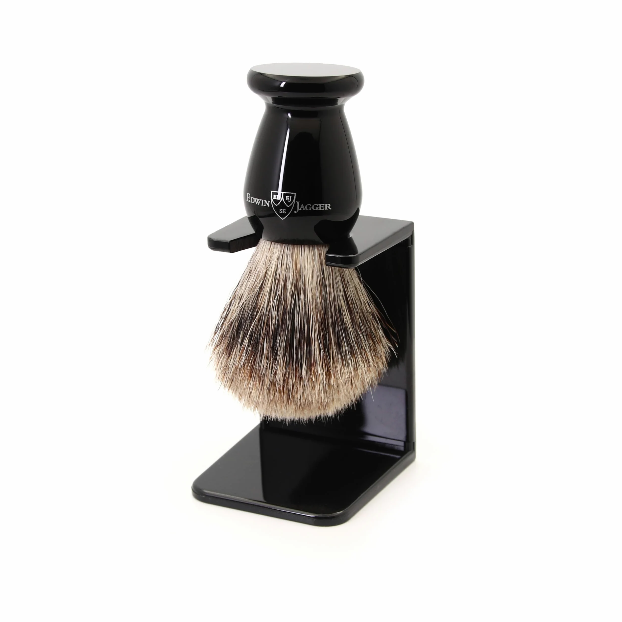 Edwin Jagger 1EJ946SDS Classic Borsuk szczotka do golenia z podstawką imitacja hebanu