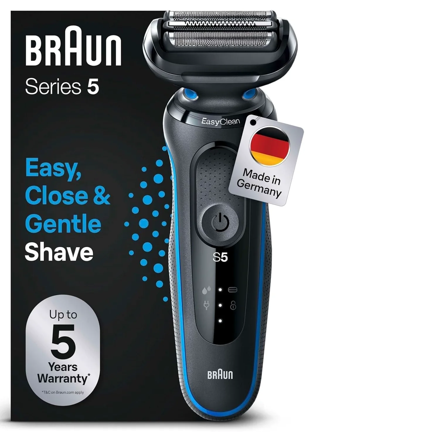 Braun Series 5 4210201432197 Golarka, Niebieski