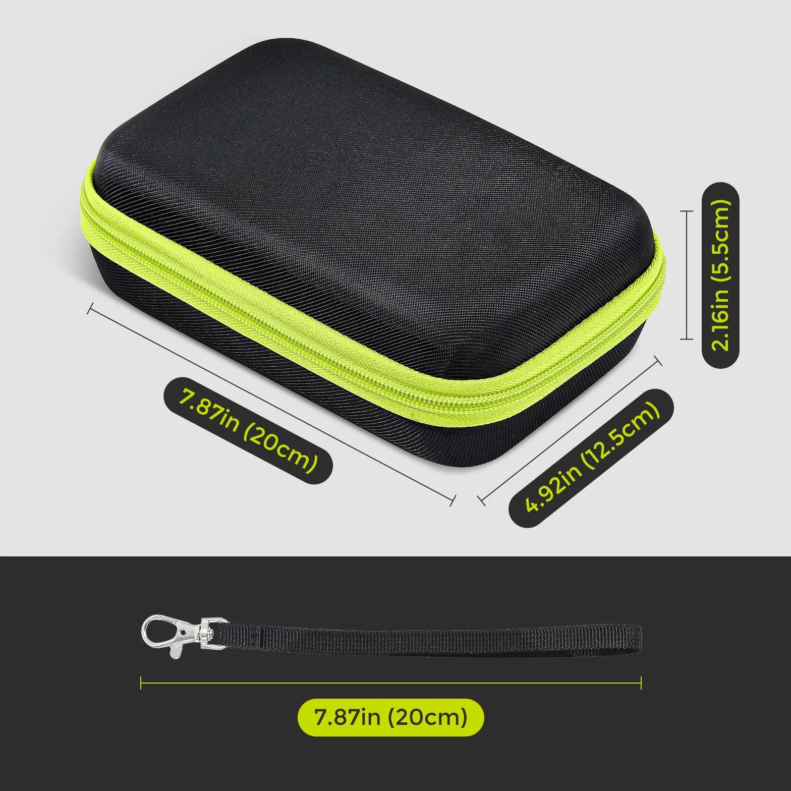 ProCase Twarda obudowa do OneBlade, etui ochronne na golarkę elektryczną, OneBlade Organizator Euti QP6530/70 QP6531/70 QP6550 QP2724 QP2834 - czarna
