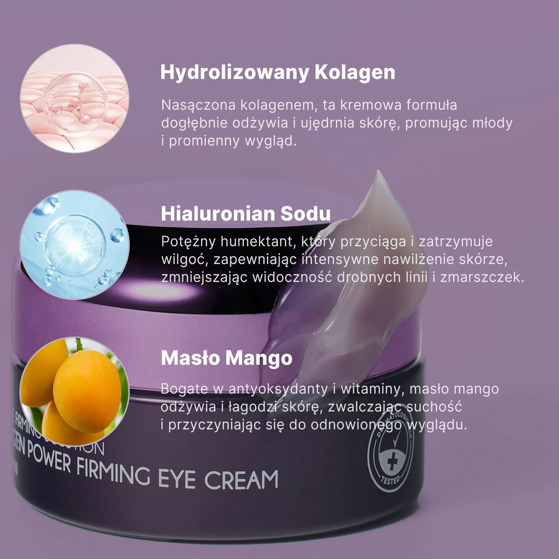 [Mizon] Kolagenowy Power Firming Krem Pod Oczy (25ml) Kolagen Morski, Przeciwzmarszczkowy, Wzmacniacz Elastyny, Nawilżający, Hialuronowym (Collagen Power Firming Eye Cream)
