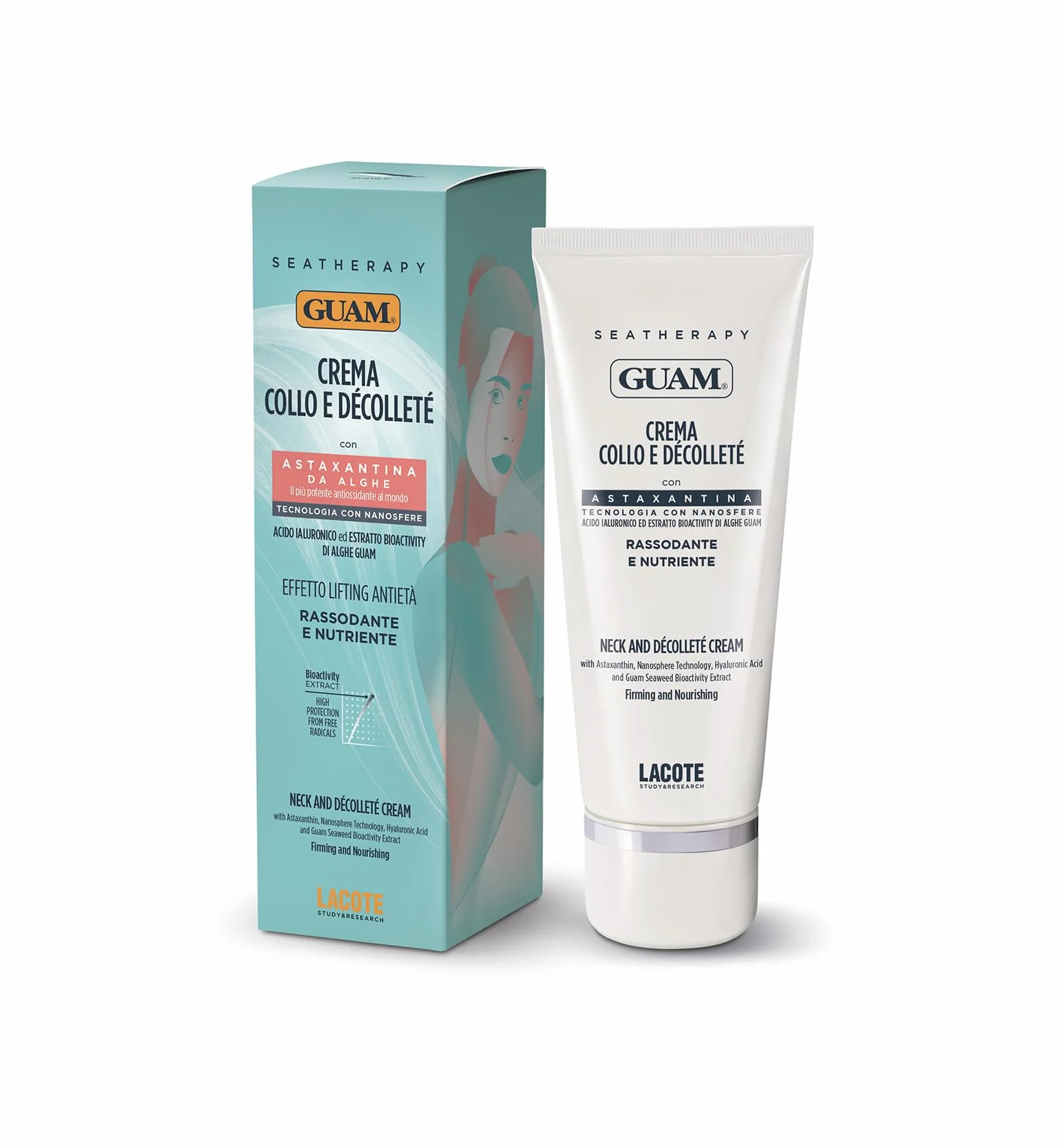 Guam Seatherapy Krem na szyję i dekolt Astaksantyna 75 ml