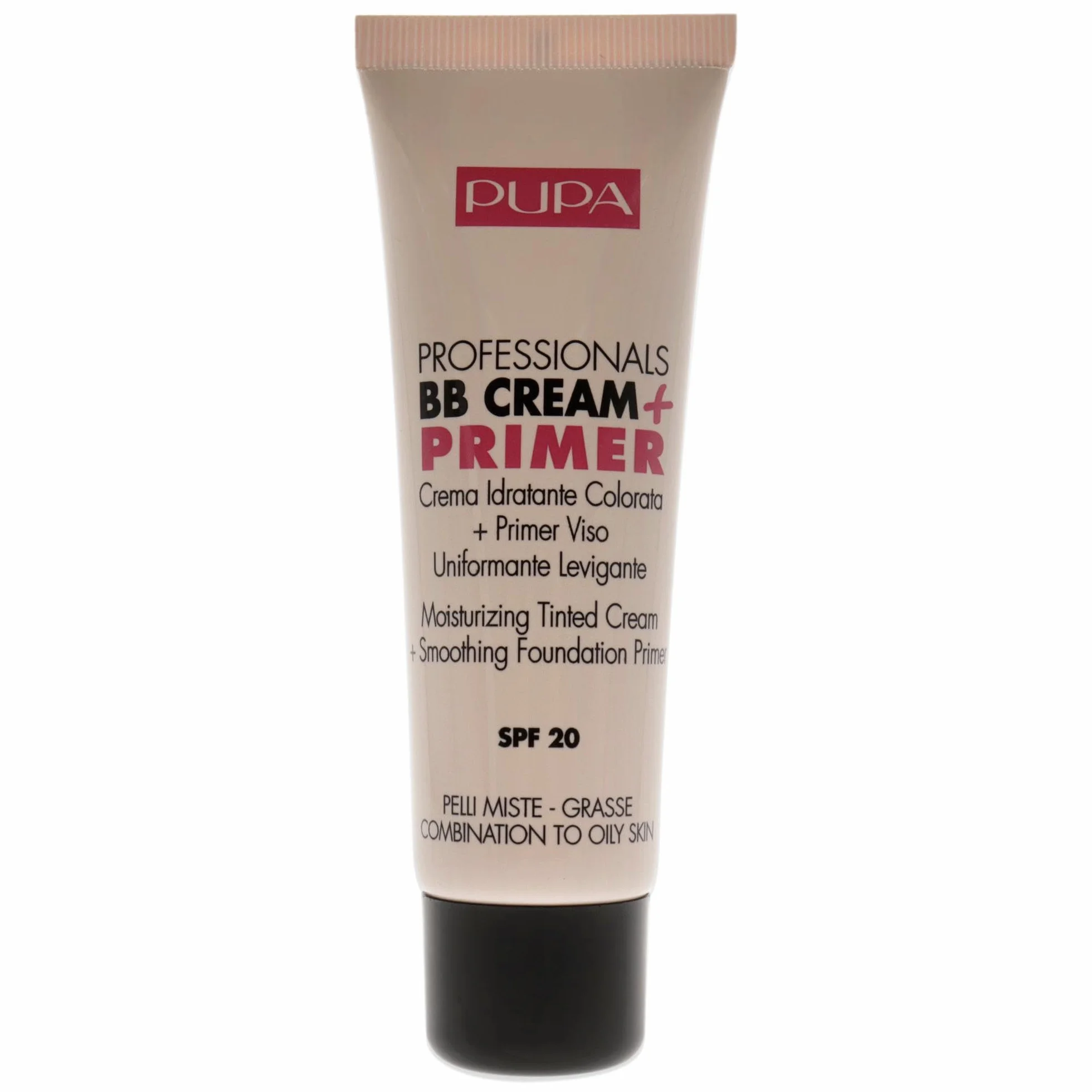 Pupa Krem BB + Primer For Combination To Oily Skin 001 Nude