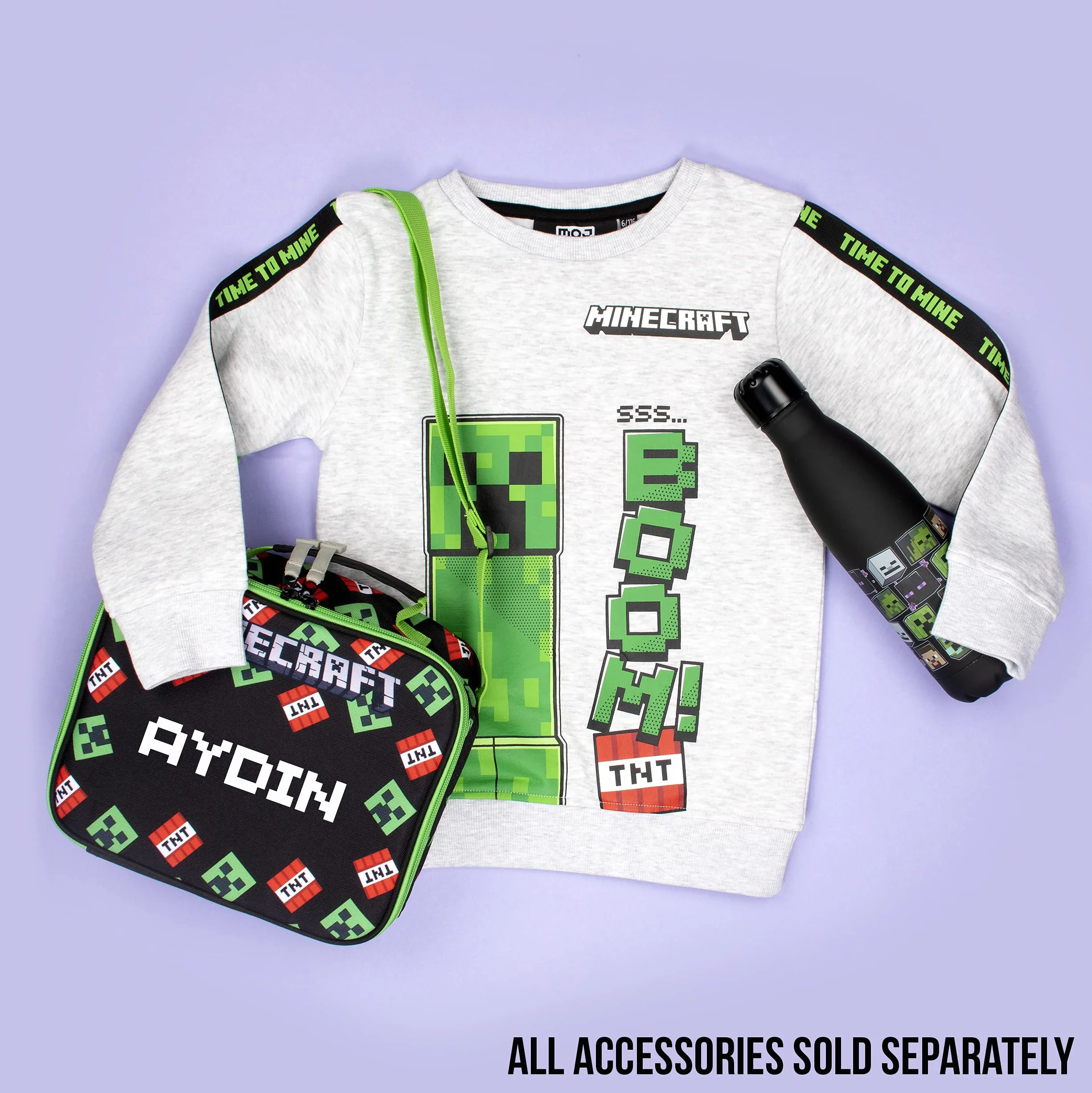 Minecraft - Bluza Prezenty Dla Chłopców Top - Towar Do Gier Urodzinowa Gra Tshirt Towar - Wiek 5-12