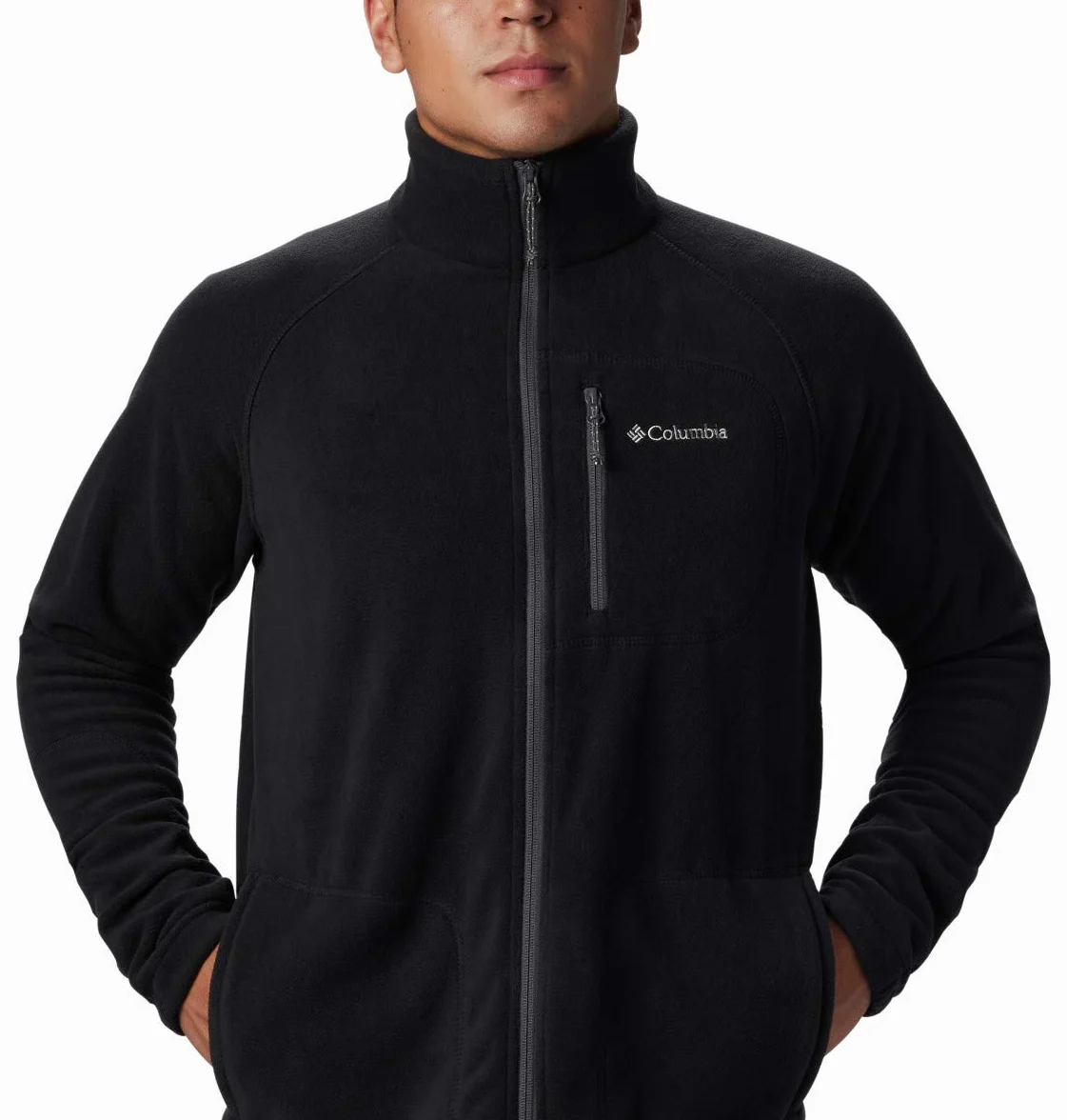 Columbia Fast Trek 2 Full Zip Fleece, Kurtka polarowa Mężczyźni, Black, M