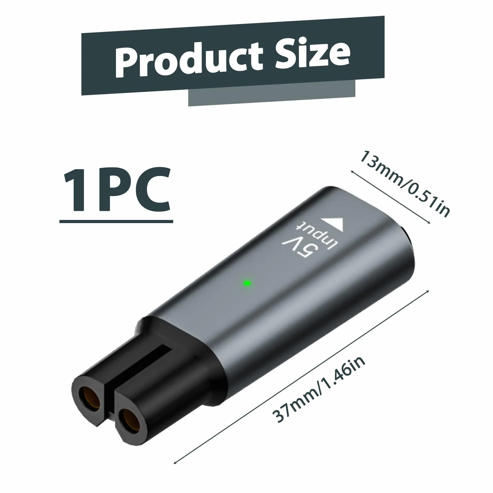 Adapter ładowarki USB-C QP2734 QP2724 QP2824 QP2834 QP4631 MG5910 MG7910 MG9510 QP1924 QP1324 7000 9000 Series do maszynki do golenia