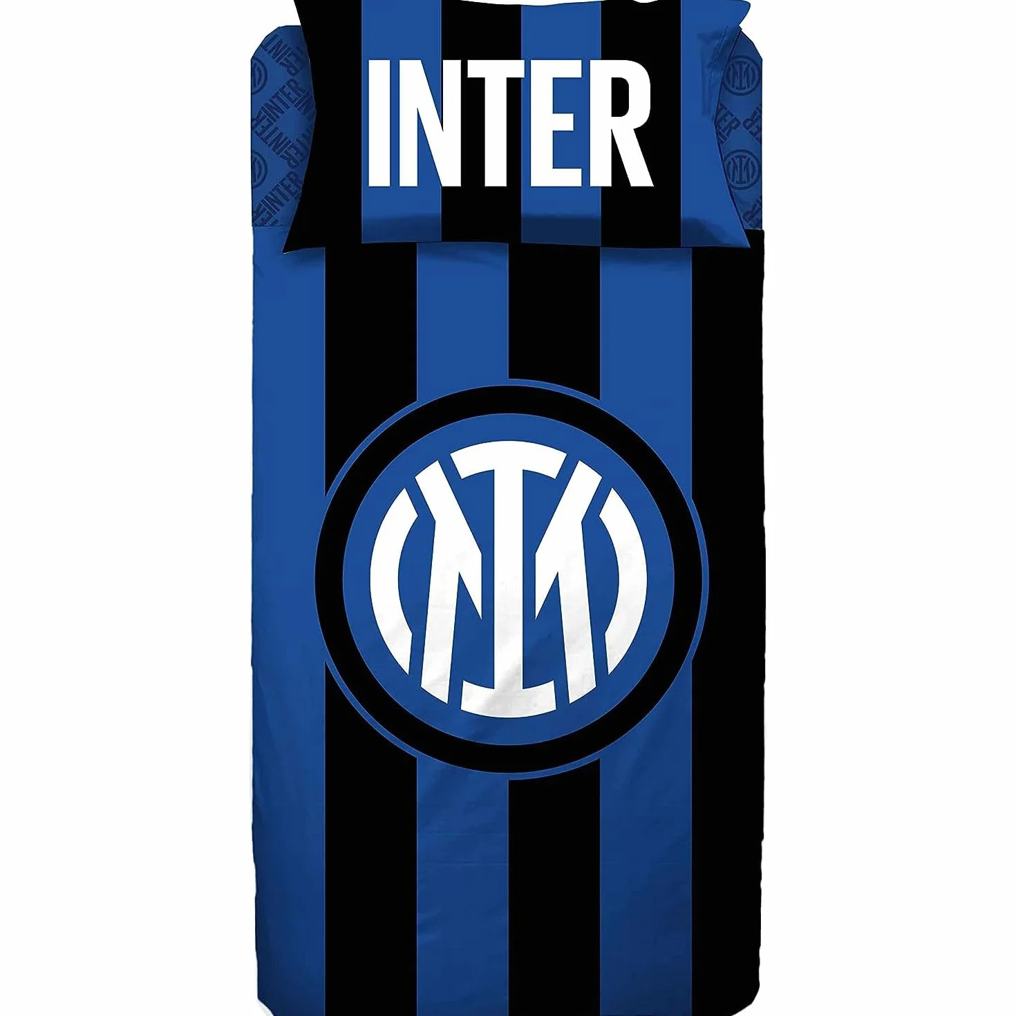 F.C. Inter | Kompletne prześcieradło 1 Plac | Logo Nowe | Oficjalny produkt
