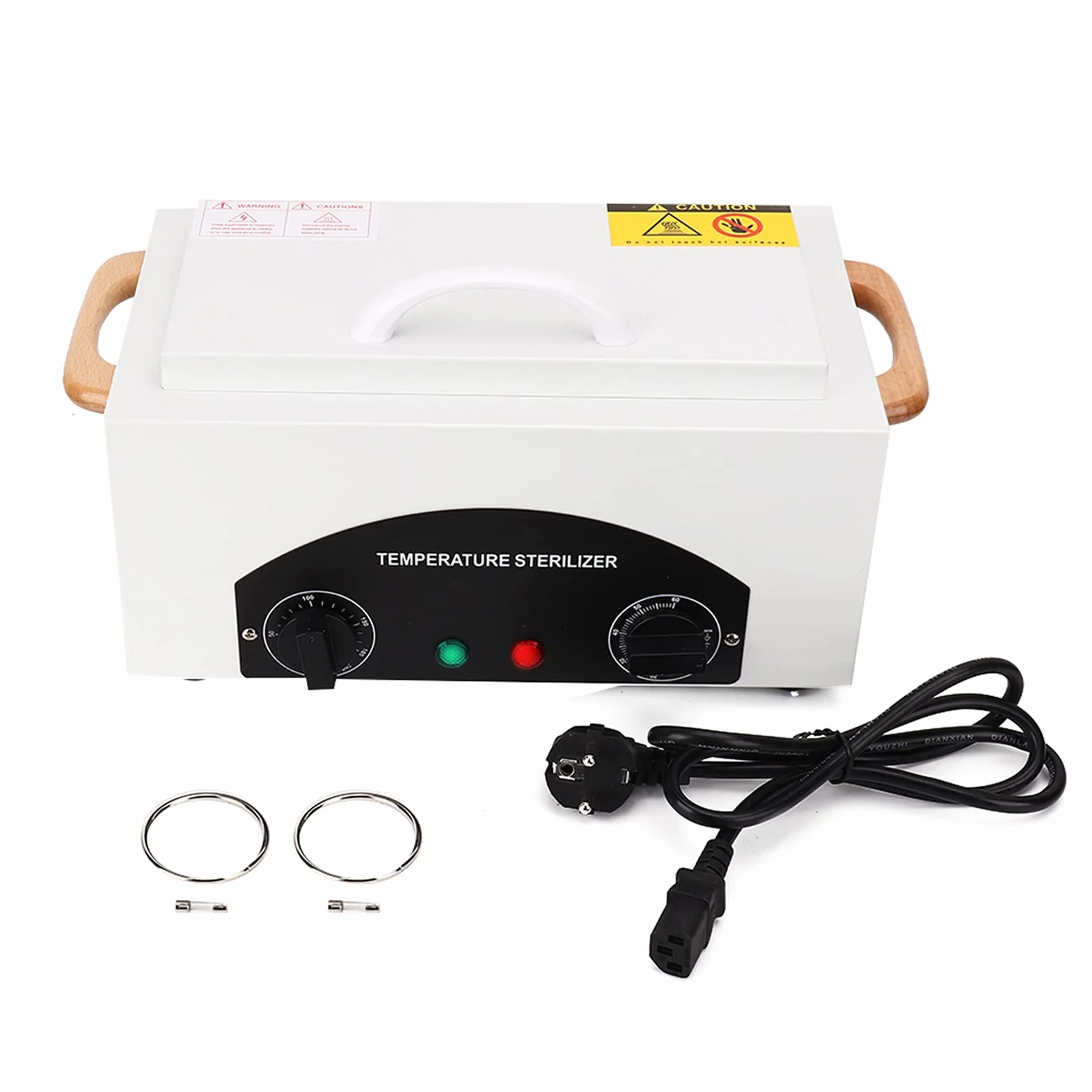 Sterylizator gorącym powietrzem, 300 W, sterylizator na sucho, regulacja temperatury, dezynfekcja instrumentów, kosmetyków, pielęgnacji stóp, narzędzia do sterylizacji paznokci