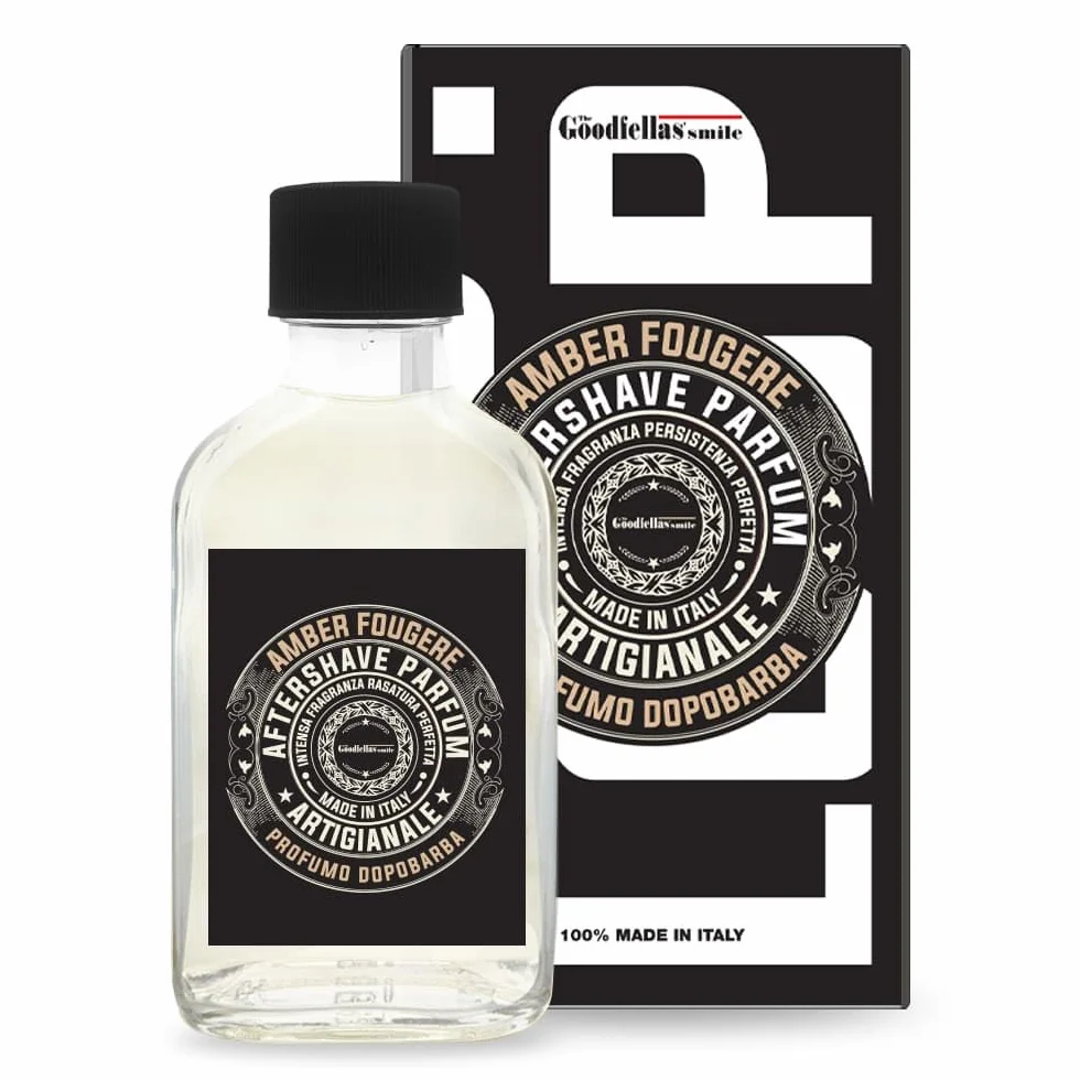 THE GOODFELLAS' SMILE Aftershave Amber Fougere. Made in Italy, 100 g