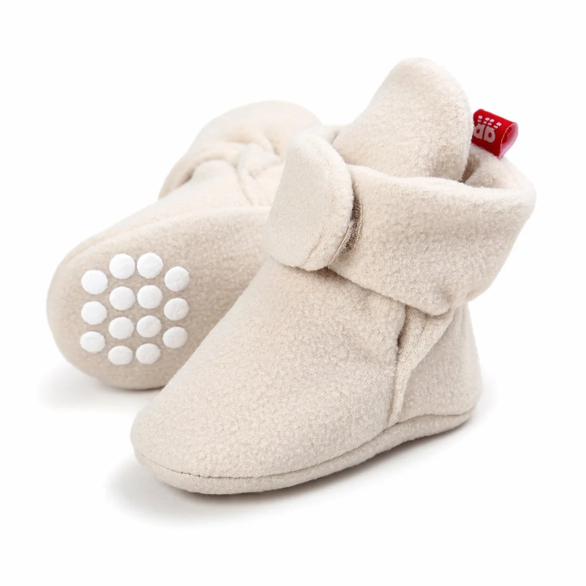 Unisex buty do raczkowania, buty zimowe, wełniane, dla noworodków, z podszewką, dla dzieci w wieku 0-18 miesięcy