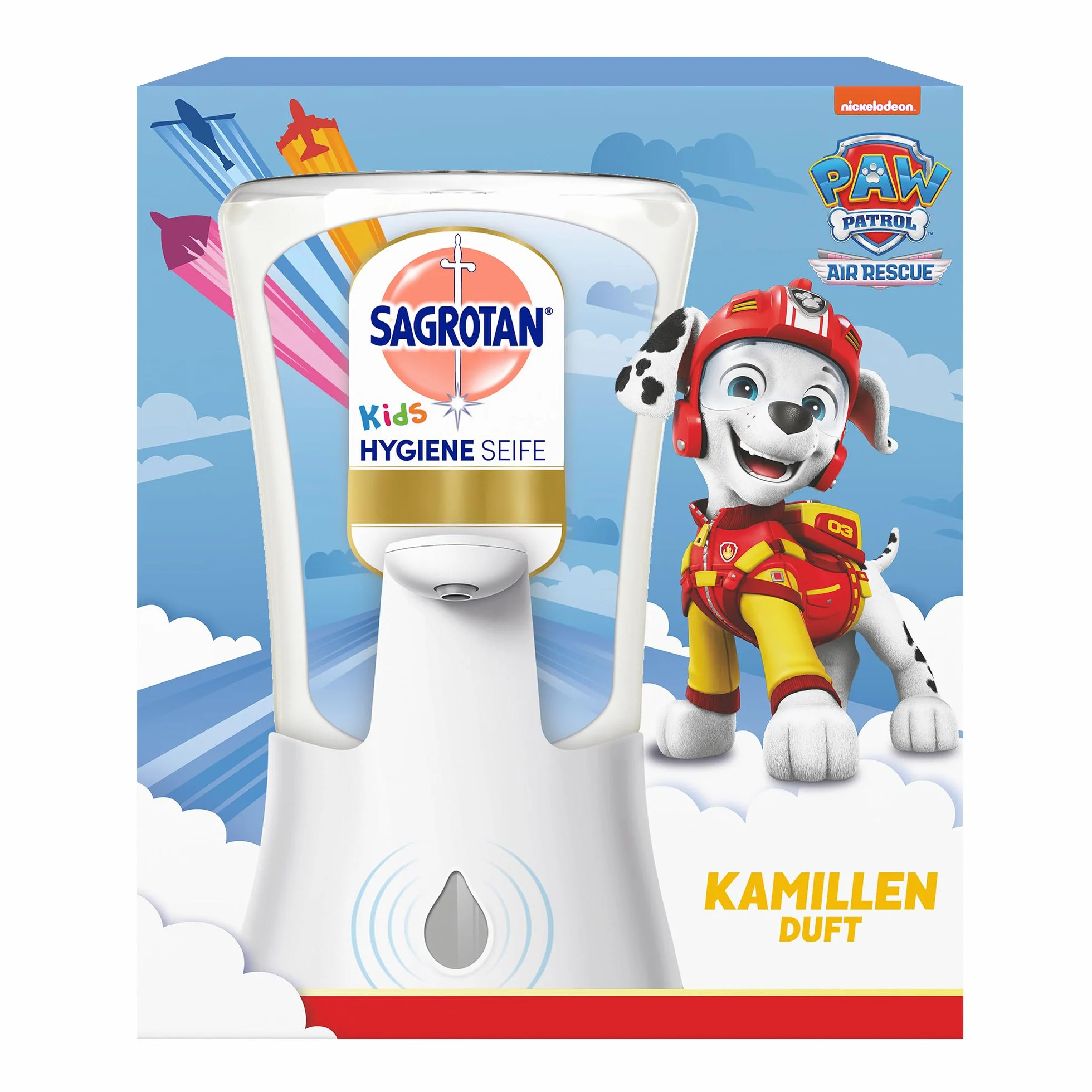 Sagrotan No-Touch Kids zestaw startowy mydła higienicznego automatyczny dozownik 250 ml