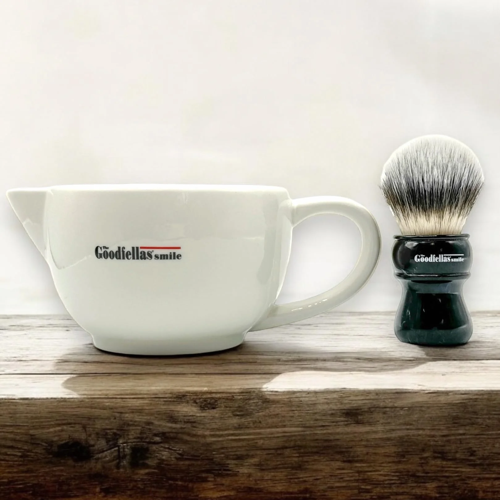 The Goodfellas' smile Scuttle biała ceramiczna miska do brody