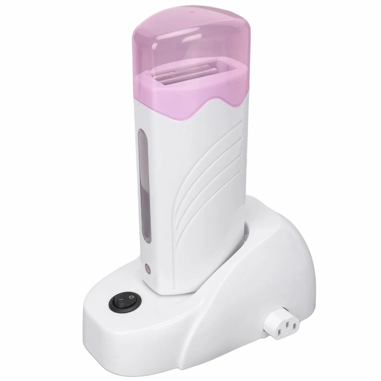 Roll On Wax Warmer Maszyna do Podgrzewania Wosku, PrzenośNe UrząDzenie do Depilacji Woskiem z Rolką do Depilacji z Podstawą Grzejną