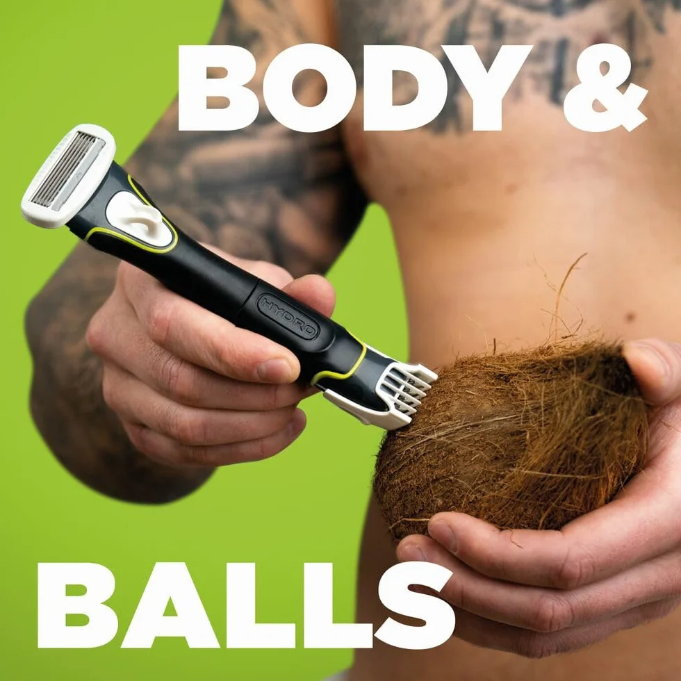 WILKINSON SWORD Hydro Trim & Shave Blades - zestaw 3 wymiennych ostrzy, odpowiednie dla skóry wrażliwej, 5 ostrzy krawędziowych z basenami żelowymi aloesowymi