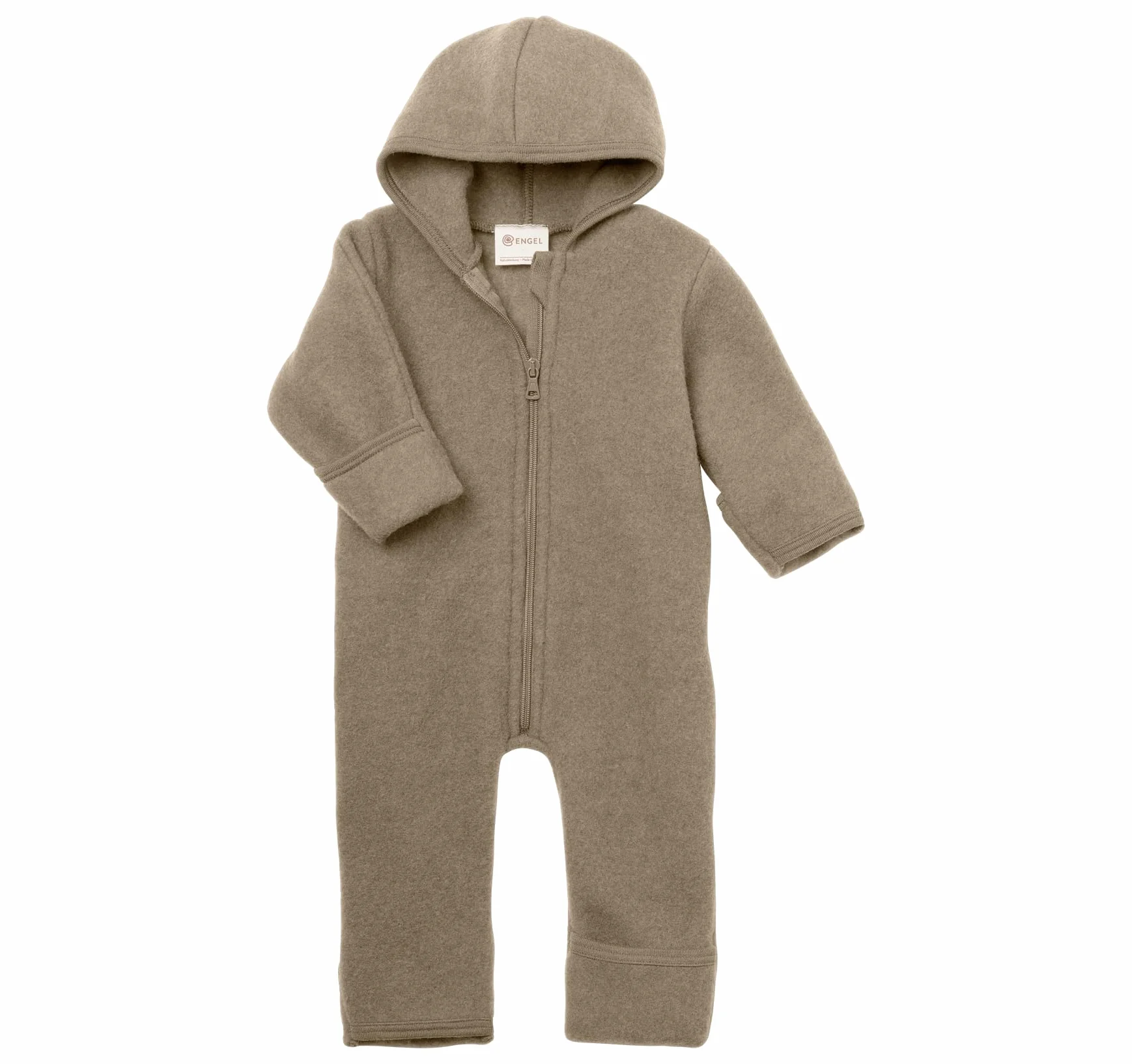 Engel Wełniany kombinezon zimowy z polaru | z zamkiem błyskawicznym | Newborn Baby | 100% wełna kbT