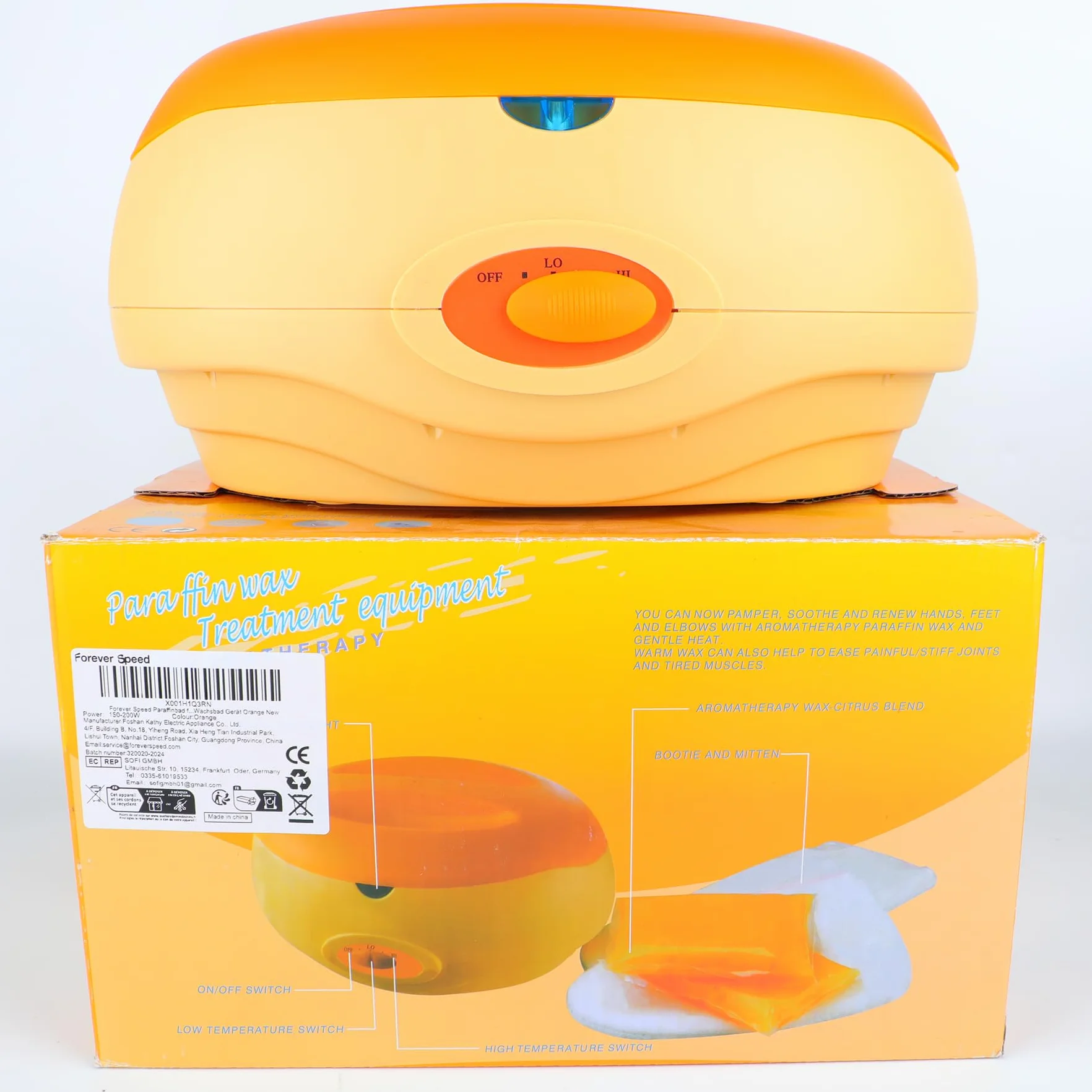 Forever Speed Kąpiel parafinowa 900g podgrzewacz do rąk i stóp spa