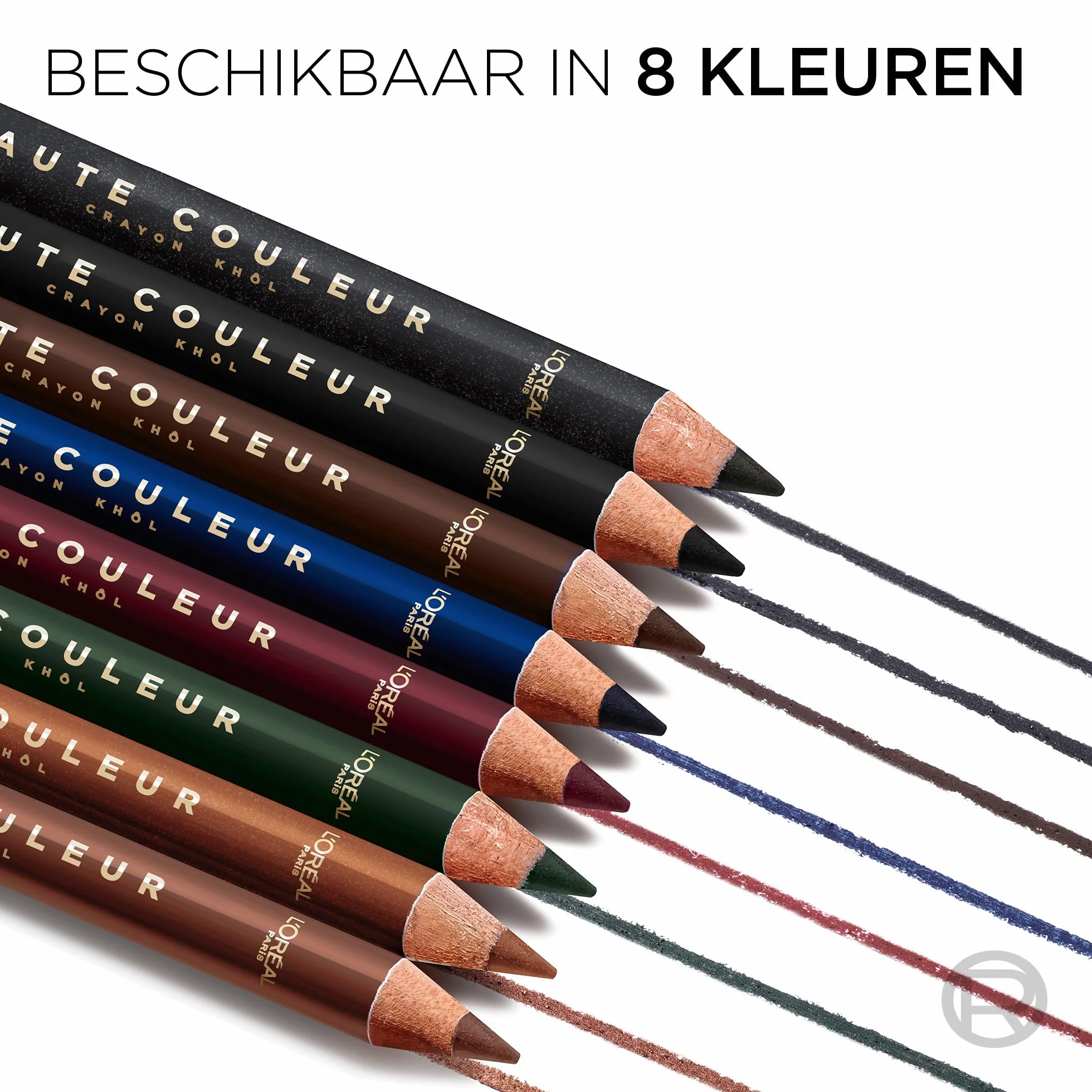 L'Oréal Paris Haute Couleur Crayon Khol Eyeliner Bordeaux Cashmere, intensywny kolor i definicja, kremowa konsystencja z masłem shea